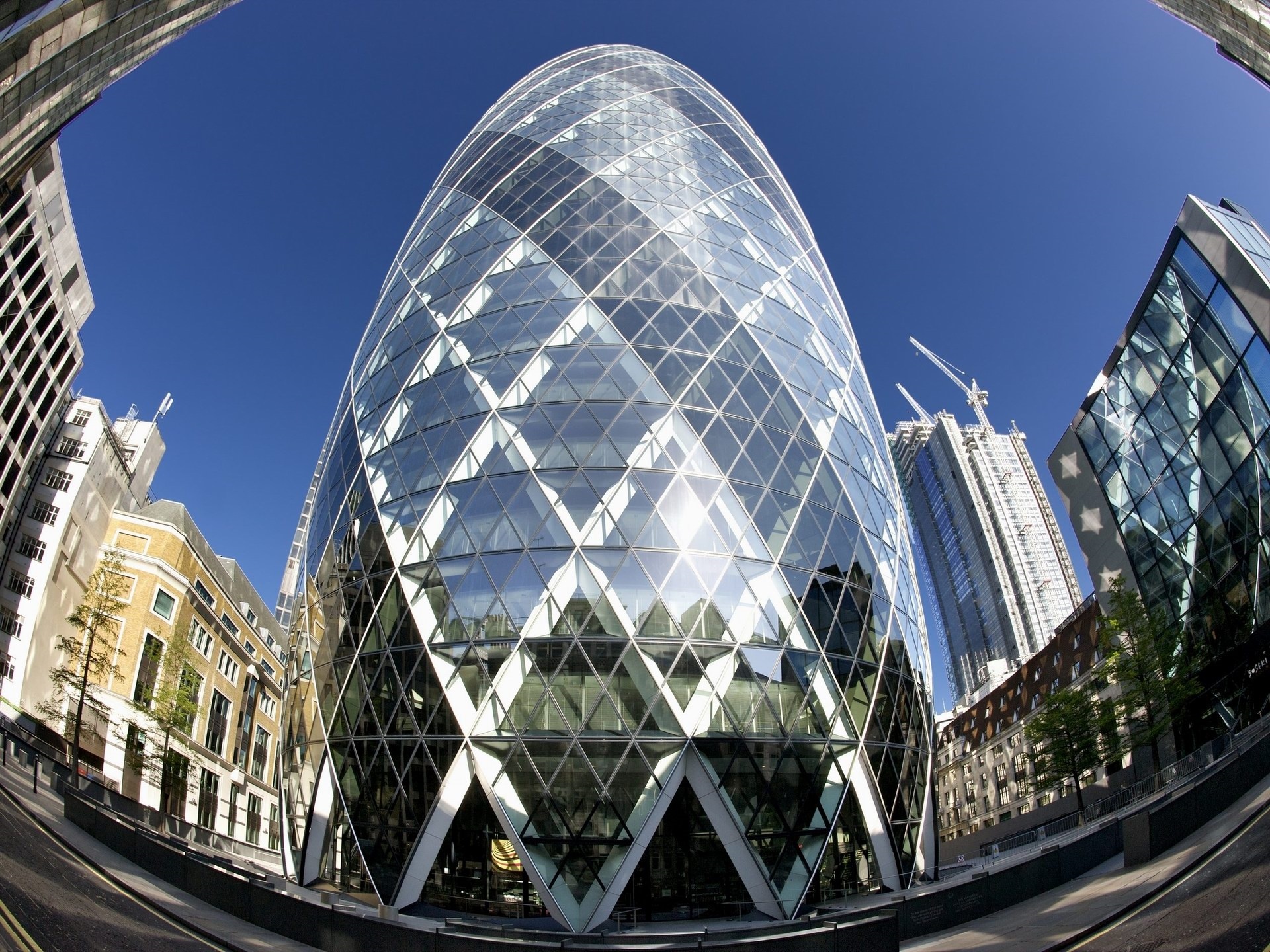 London deskto, Cityscape wallpaper, London city, The Gherkin, 1920x1440 HD Desktop