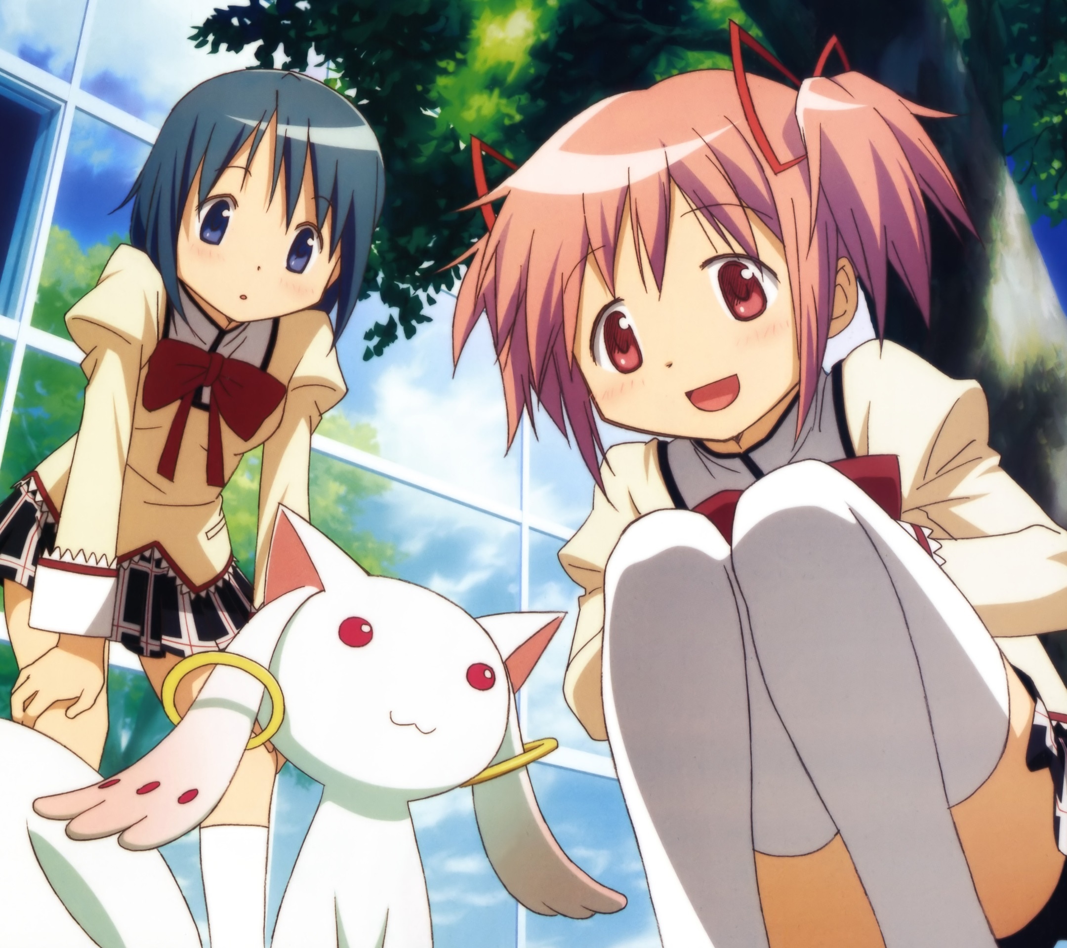 Kyubey, Magia Record, Puella Magi Madoka Magica, Side story, 2160x1920 HD Desktop