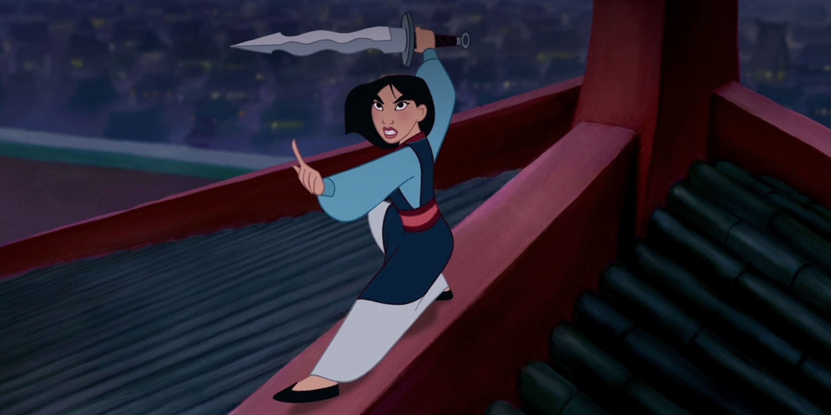 Fa Mulan, Original star cameo, 2020 remake, Nostalgic tribute, 2720x1360 Dual Screen Desktop