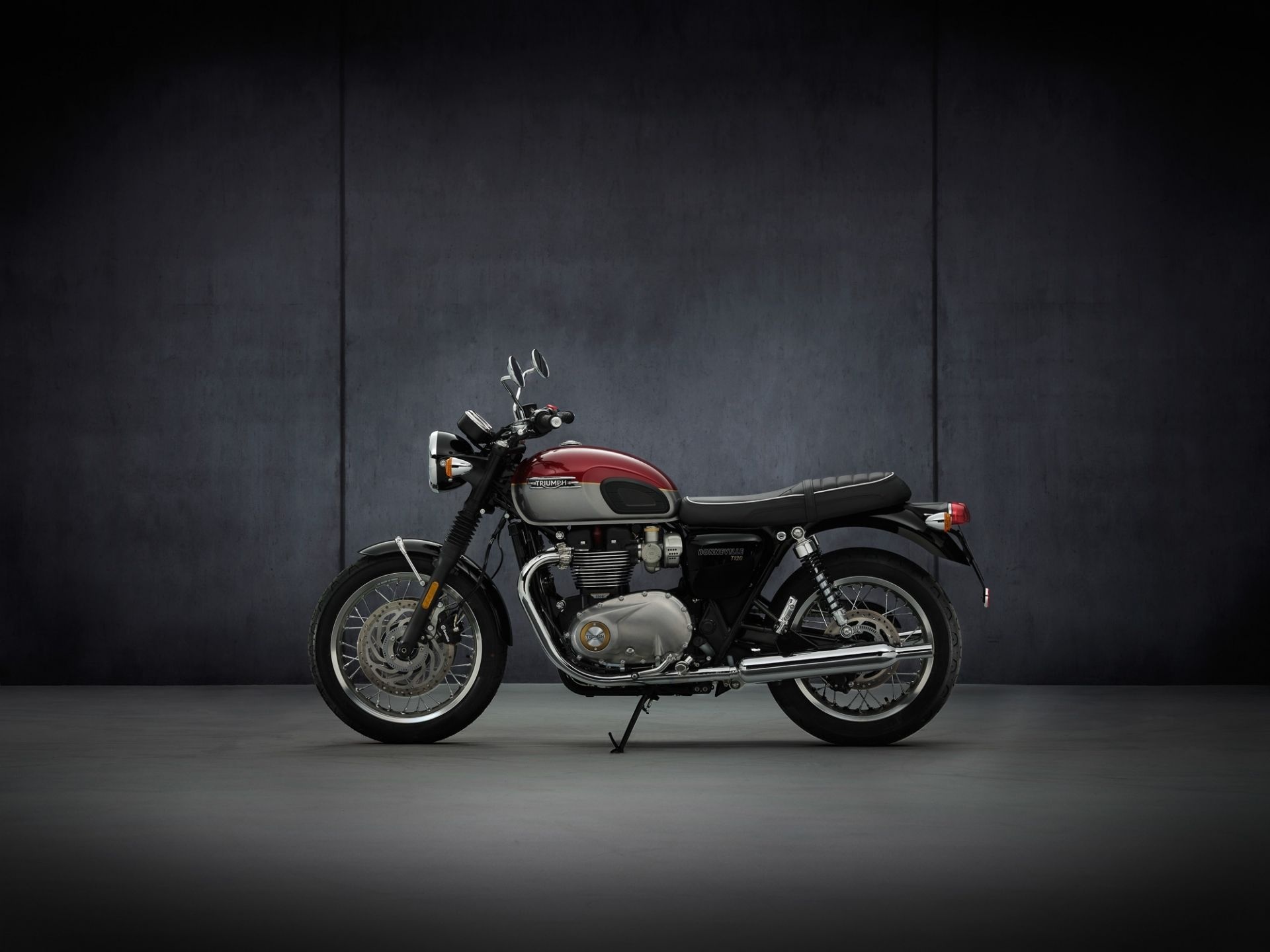 Triumph Bonneville T120, Classic motorcycle, Speed, 1920x1440 HD Desktop