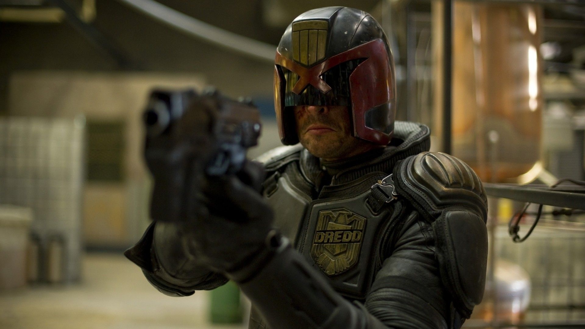 Dredd 2012 movie, Judge Dredd wallpapers, Karl Urban, Futuristic action, 1920x1080 Full HD Desktop