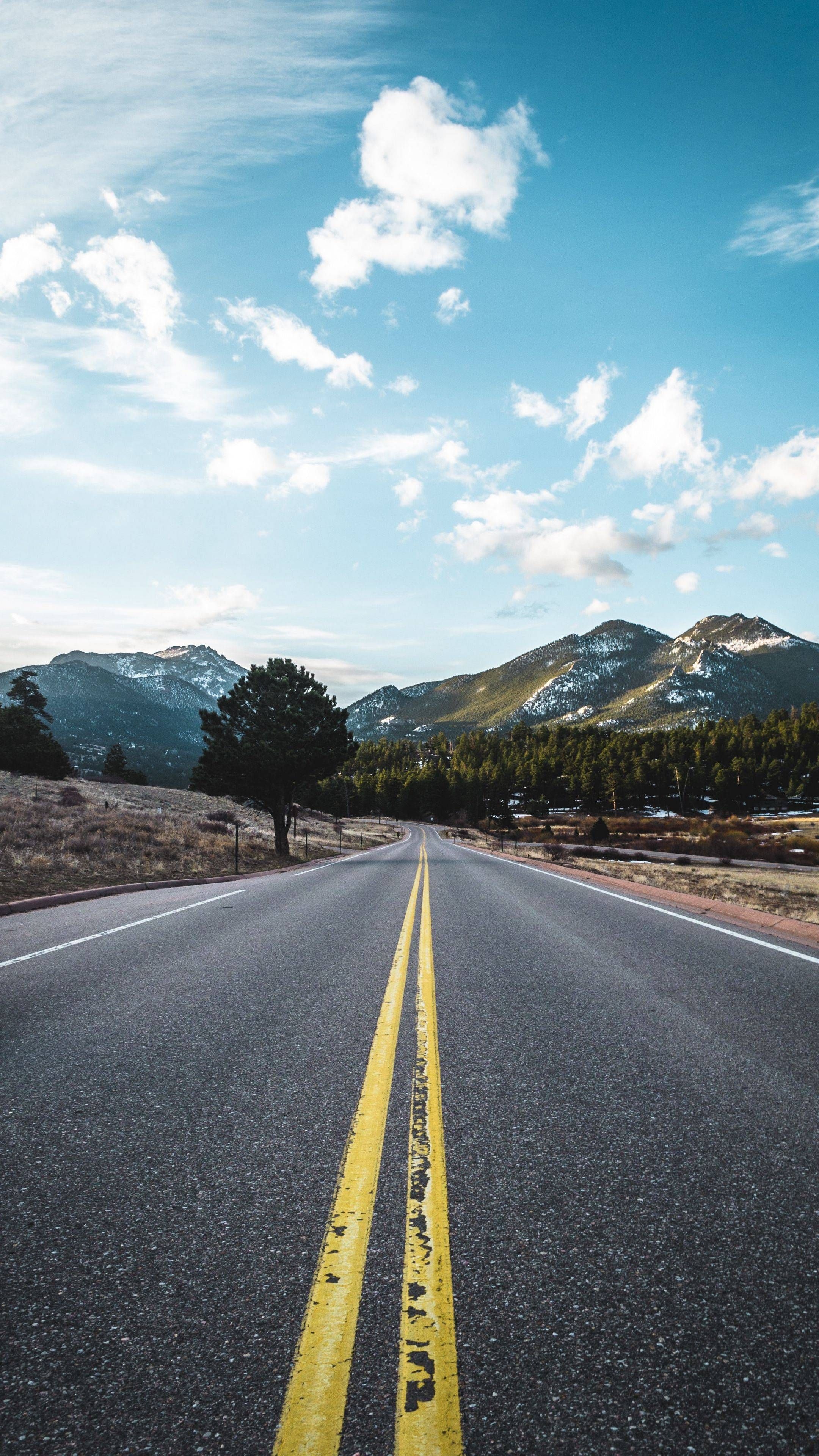 Sky aesthetic wallpaper, Free download background, Highway travels, Beautiful nature, 2160x3840 4K Phone