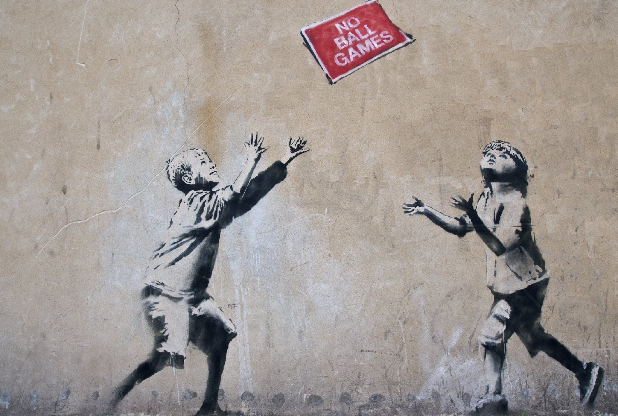 No Ball Games, Banksy Wallpaper, 2130x1430 HD Desktop