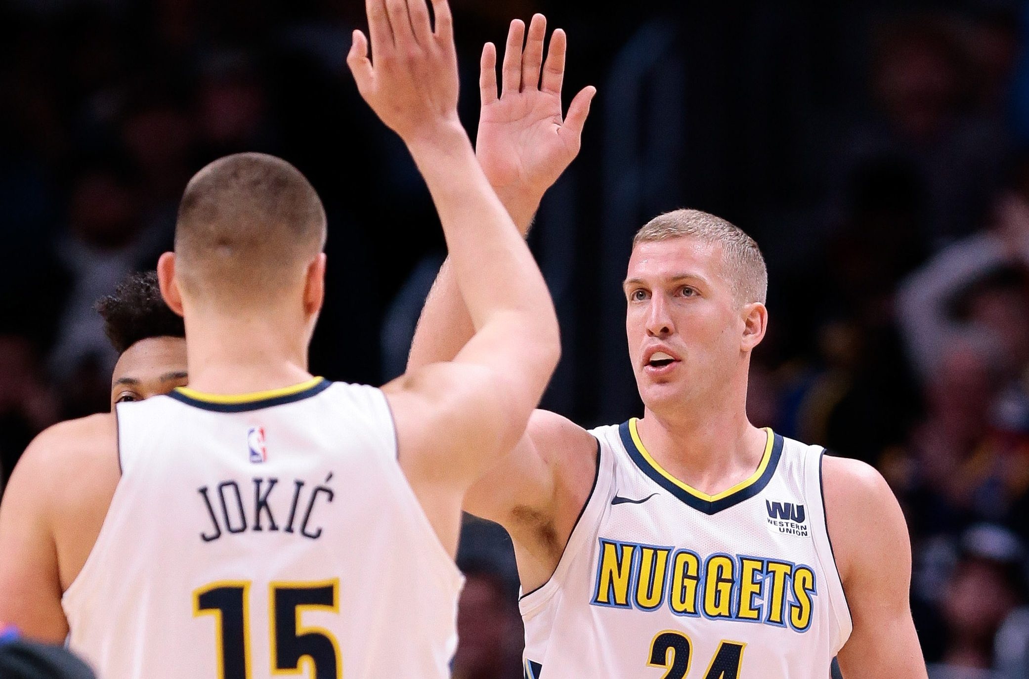 Nikola Jokic, Mason Plumlee Wallpaper, 2090x1380 HD Desktop