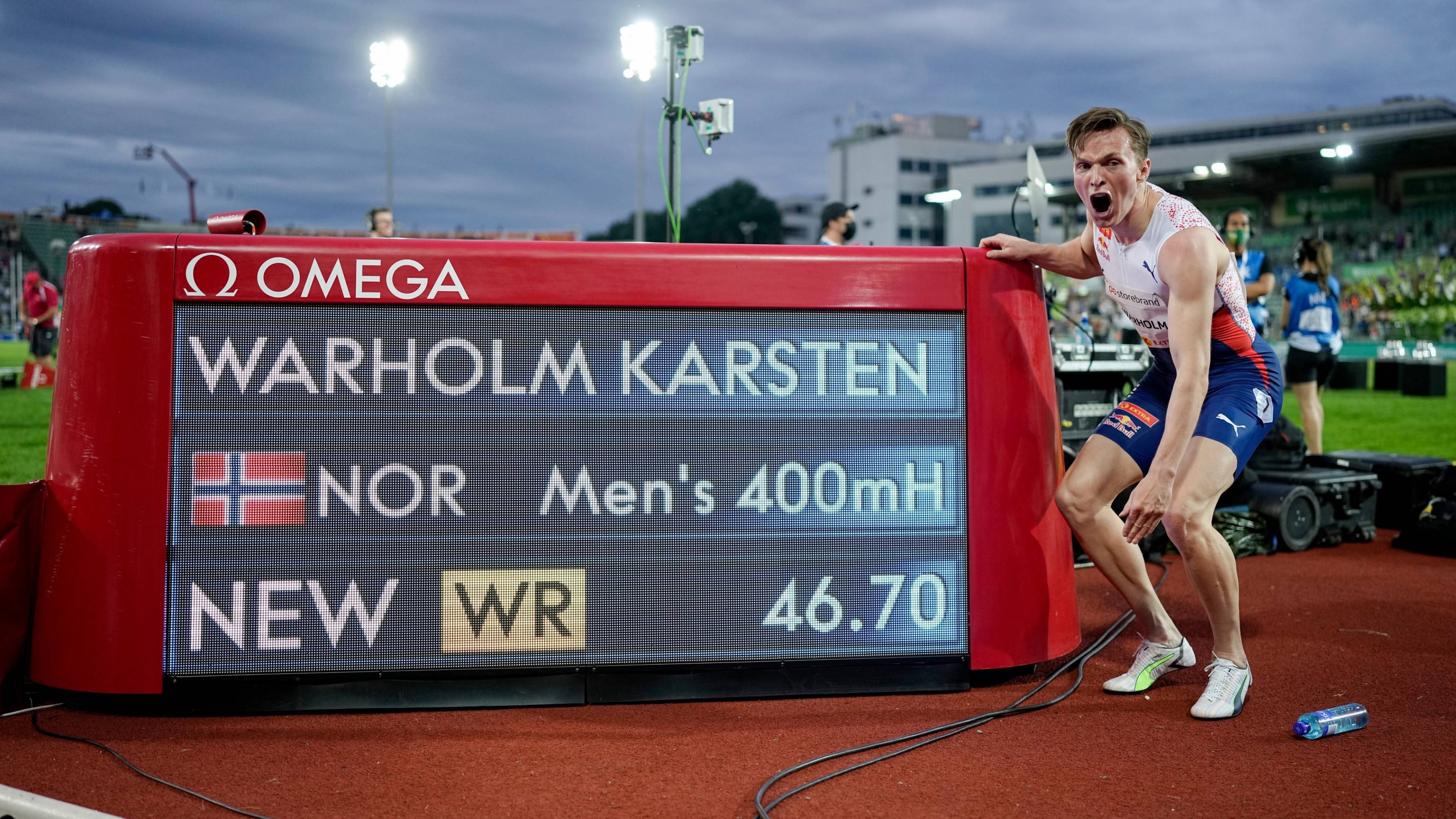 Karsten Warholm, World record breaker, Tokyo 2020, Daily Sabah news, 3840x2160 4K Desktop