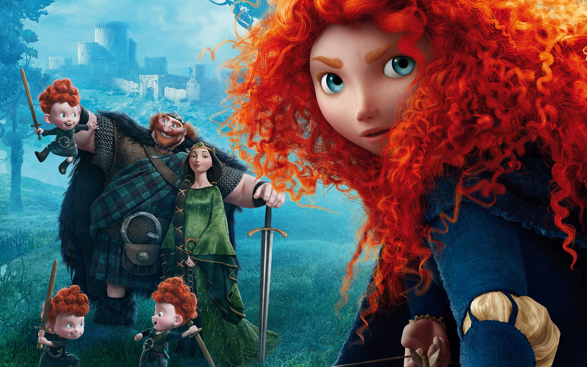 Disney Brave wallpaper, Cartoons, Animated film, Movie, 1920x1200 HD Desktop