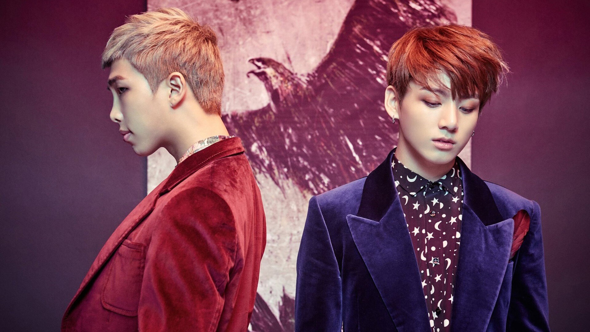 Jungkook and Namjoon, Striking wallpapers, Dynamic duo, Impressive, 1920x1080 Full HD Desktop