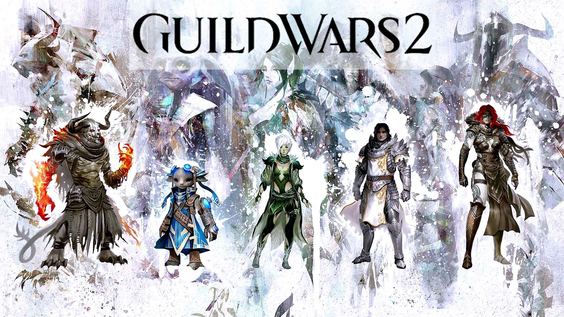 Guild Wars 2, Epic fantasy, Exciting battles, Immersive gaming experience, 1920x1080 Full HD Desktop