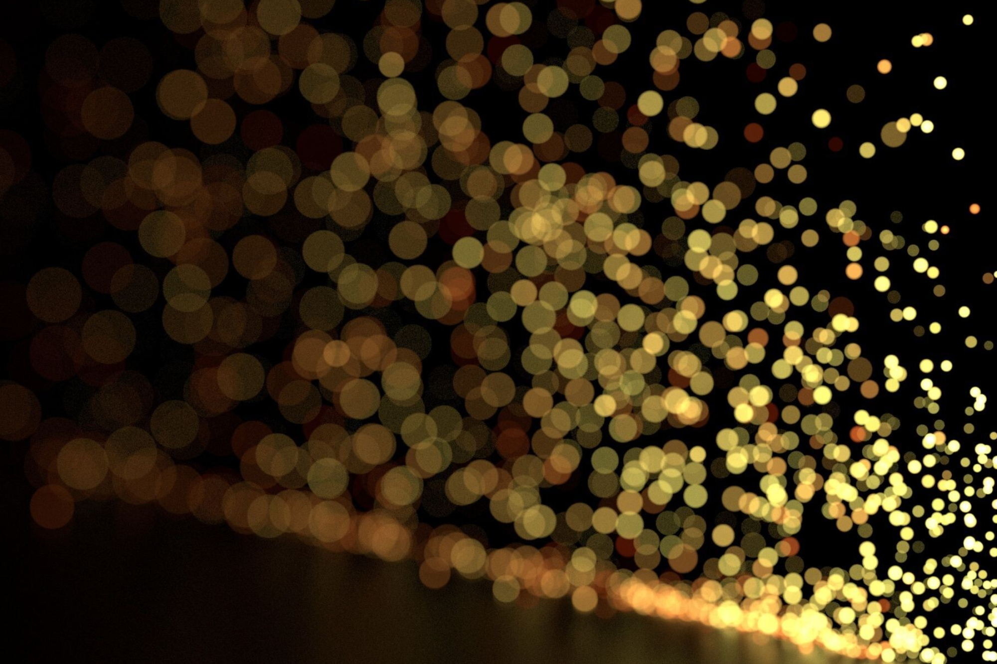 Gold Dots, Sparks wallpapers, High quality, Bubbles, 2000x1340 HD Desktop