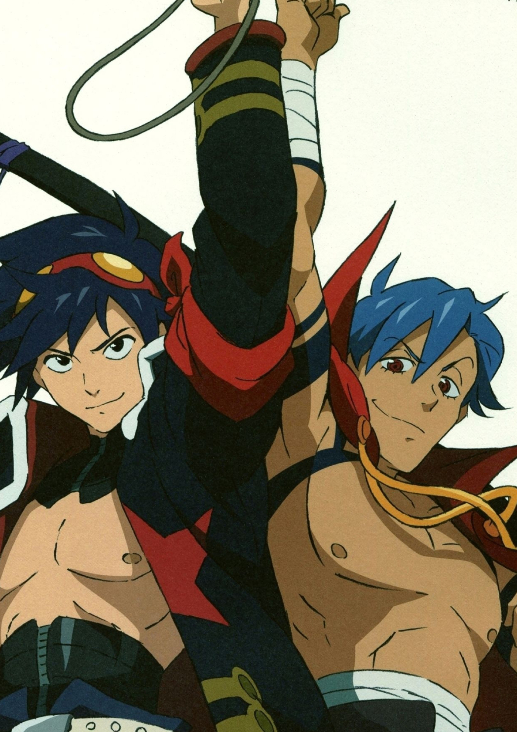 Kamina, Tengen Toppa Gurren Lagann, Anime characters, Gurren Lagann, 1700x2400 HD Phone