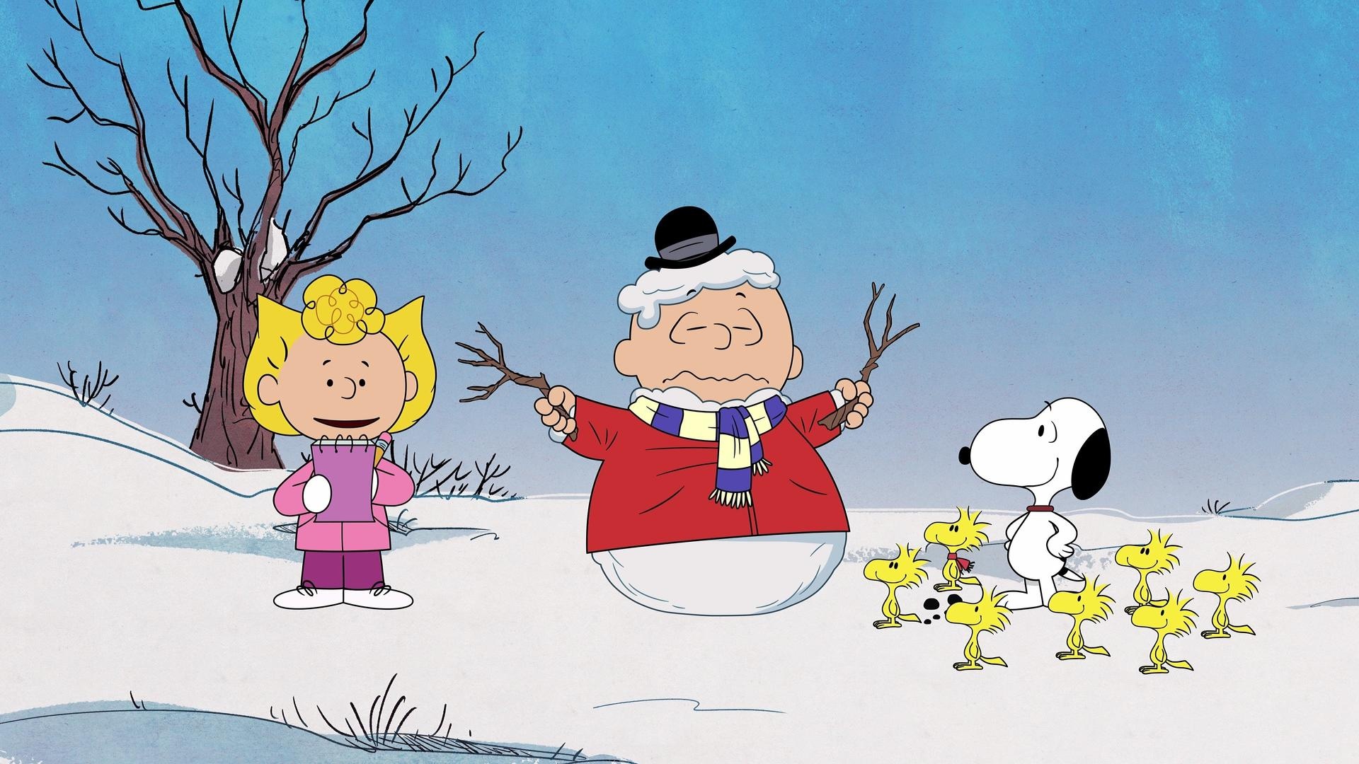 Charlie Brown, Snoopy, Sally Brown, Woodstock, Full HD Desktop wallpaper