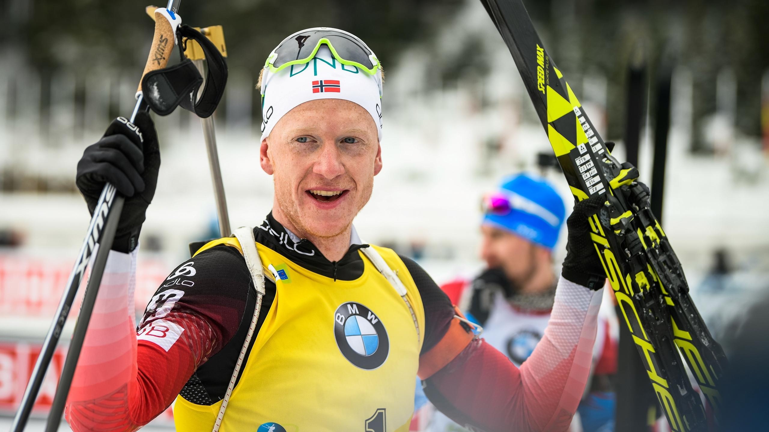 Johannes Thingnes Bo, Photo finish, World Cup, 2560x1440 HD Desktop