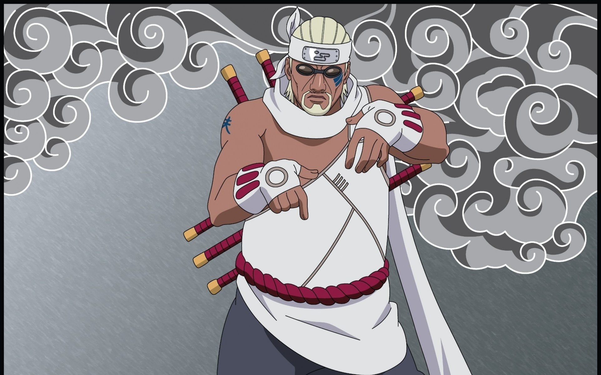 Killer Bee Naruto, Ferocious rapper, Enigmatic jinchuriki, Musical devastation, 1920x1200 HD Desktop