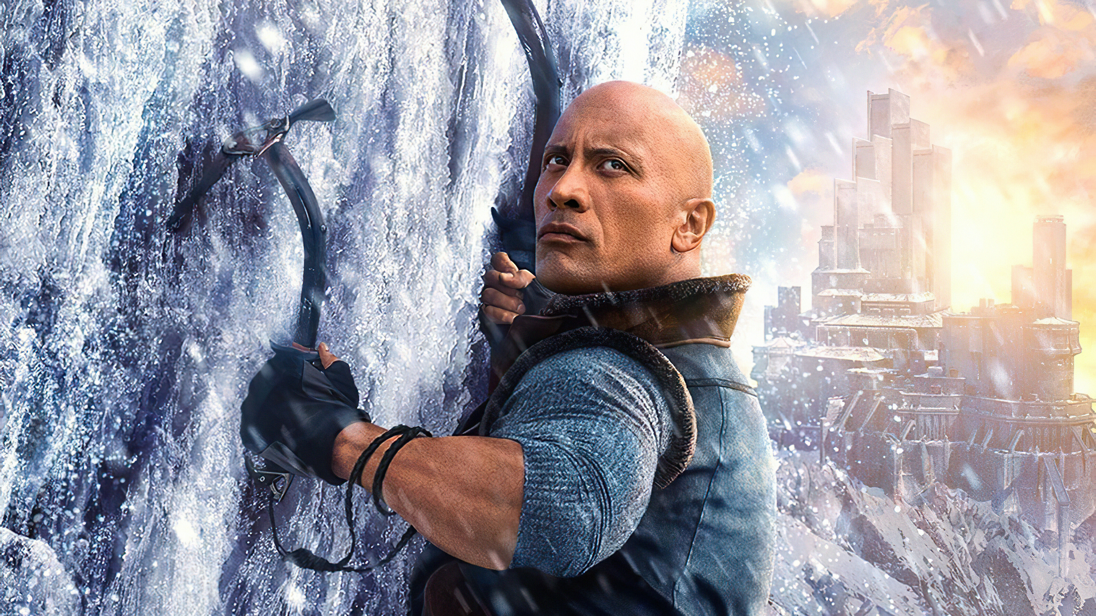 Jumanji: The Next Level, Dwayne Johnson Wallpaper, 3840x2160 4K Desktop