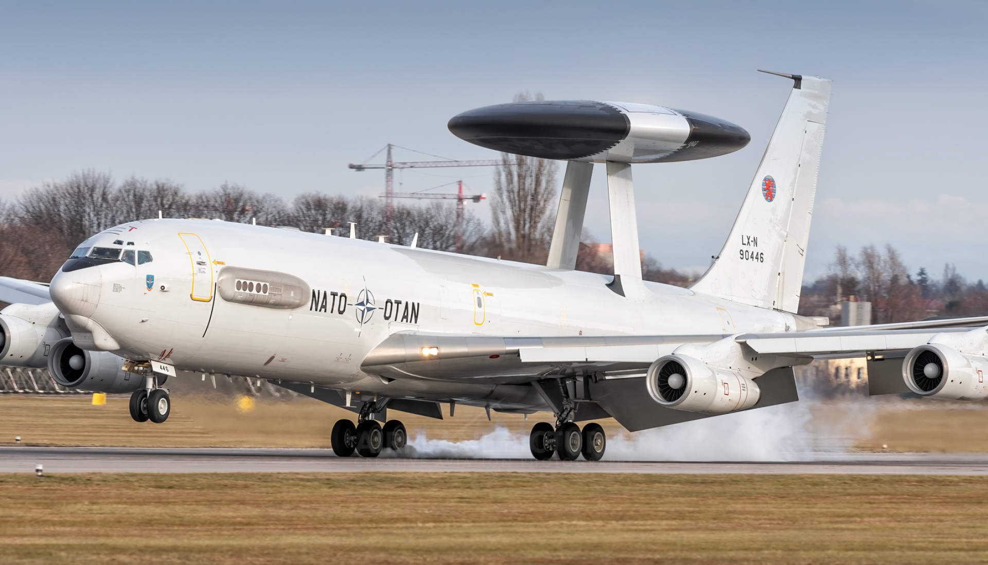 Boeing E-3, NATO, Pardubice, Czech Republic, 1920x1100 HD Desktop