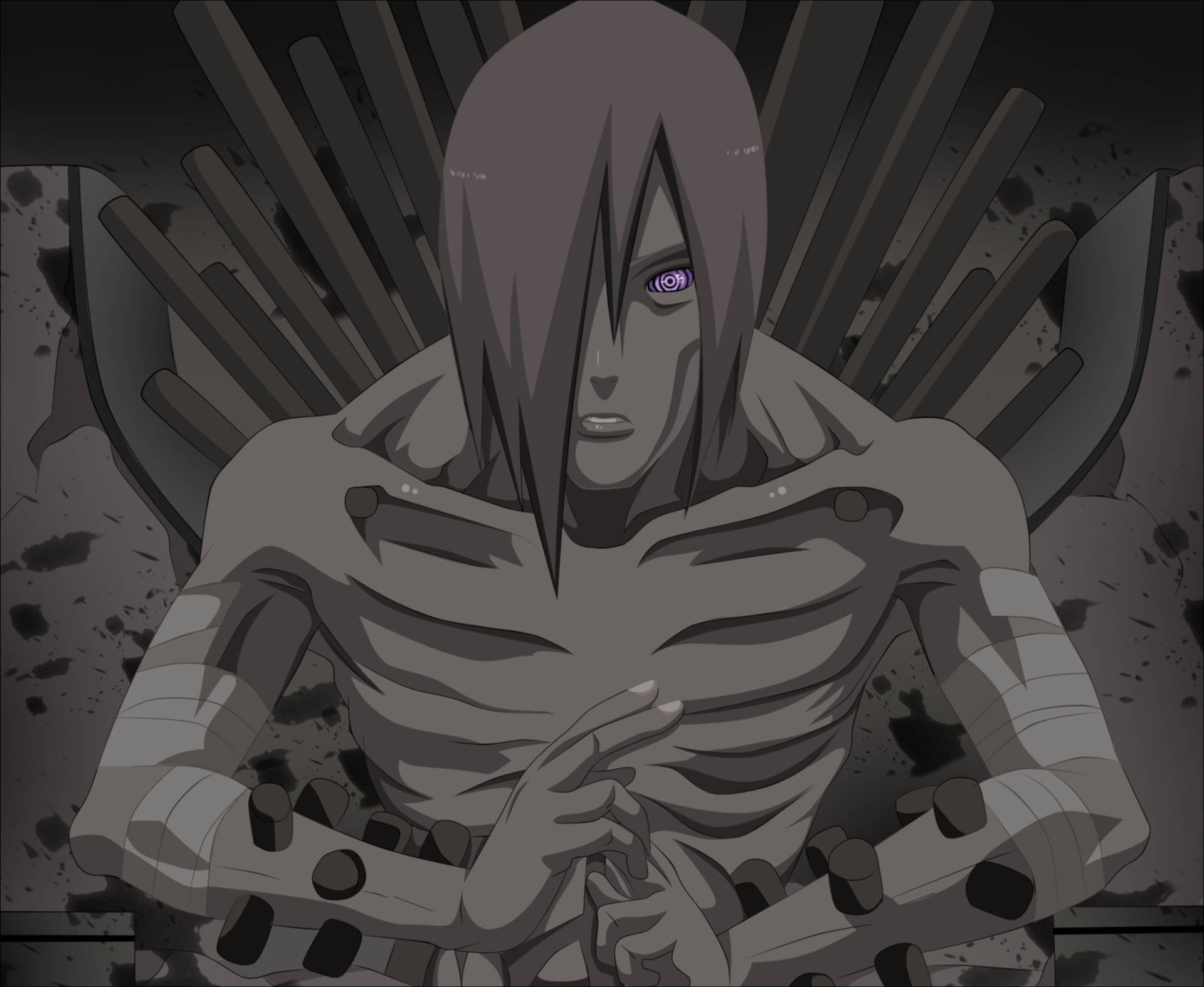 Nagato, Rinnegan, Chakra receivers, HD Desktop wallpaper