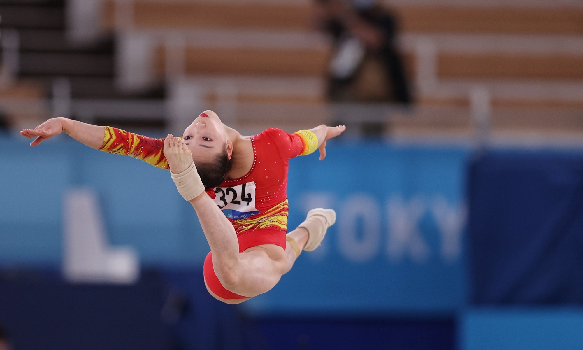 China, Women's artistic gymnastics team final, 7th place, Global Times, 2000x1200 HD Desktop