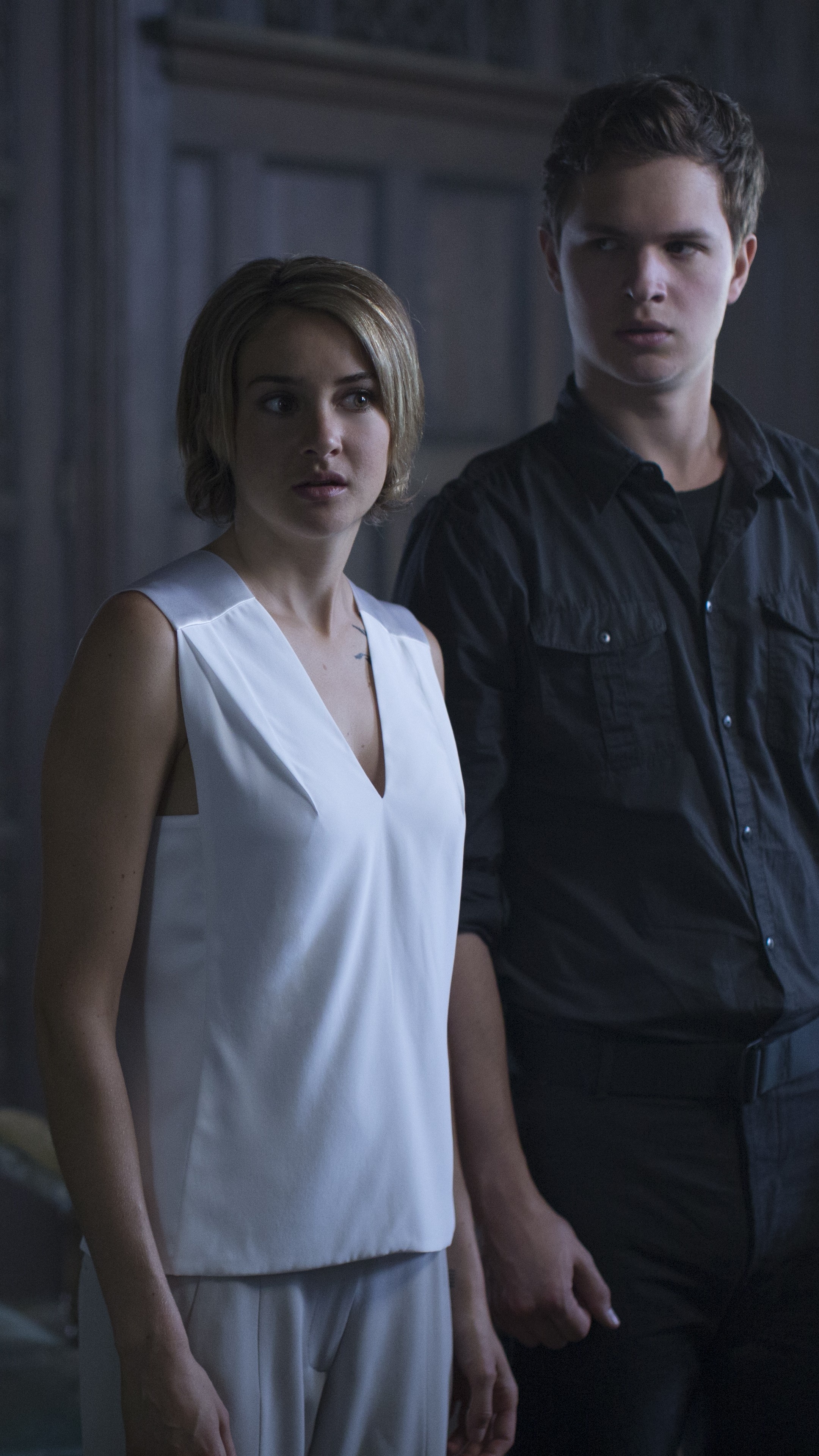 Tris, Allegiant, Shailene Woodley, Ansel Elgort, 2160x3840 4K Phone