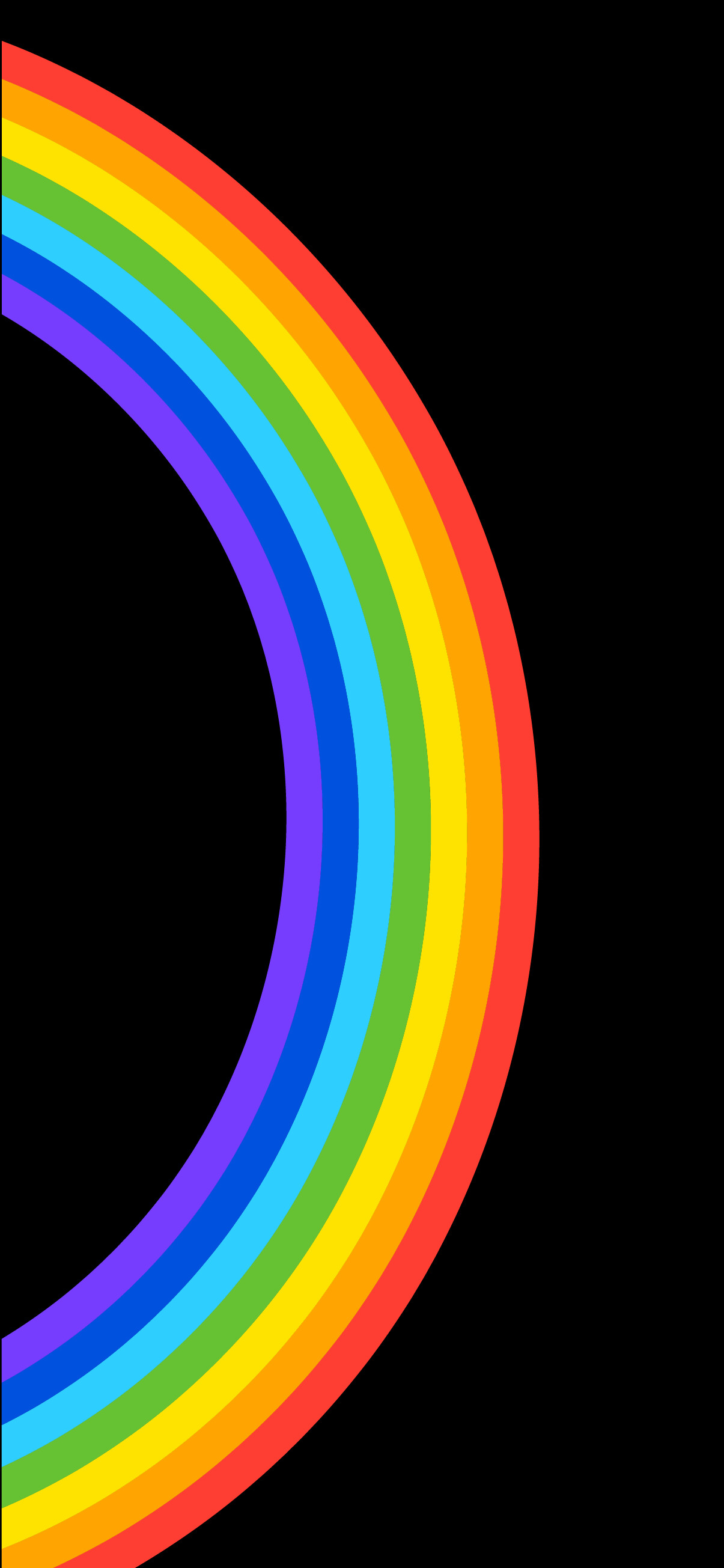 Phone wallpaper HD, Amoled rainbow, 1210x2610 HD Phone