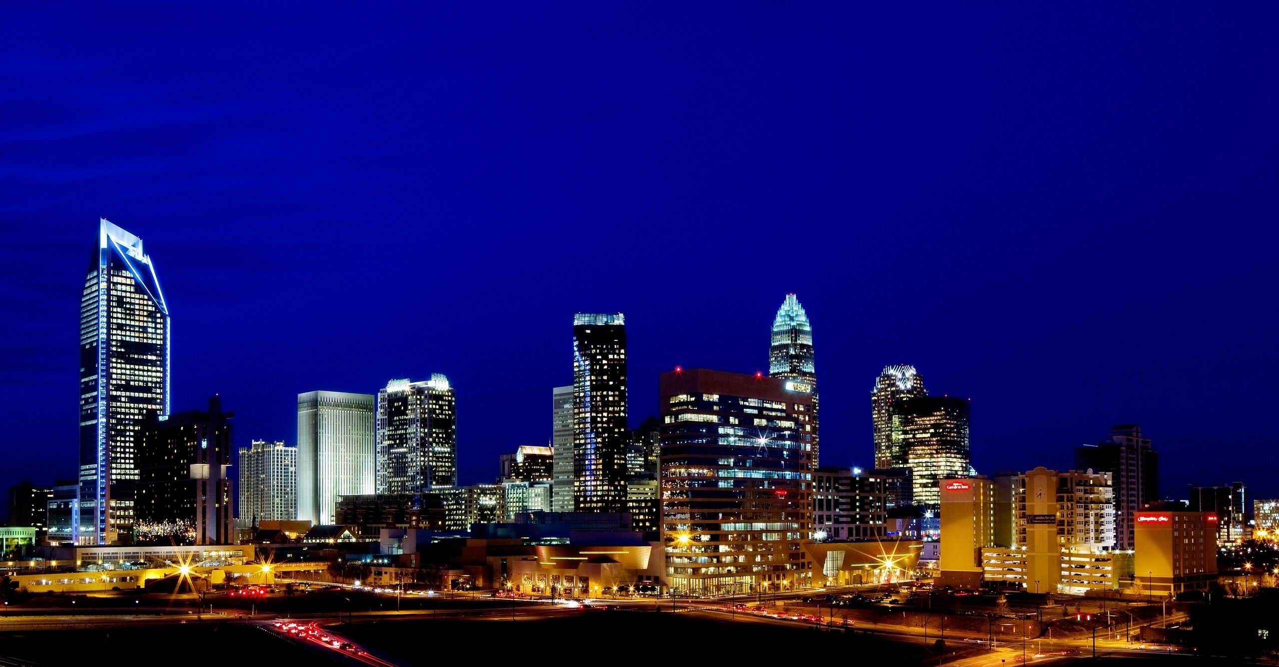 North Carolina, Charlotte, iPhone wallpapers, Travel, 2560x1340 HD Desktop