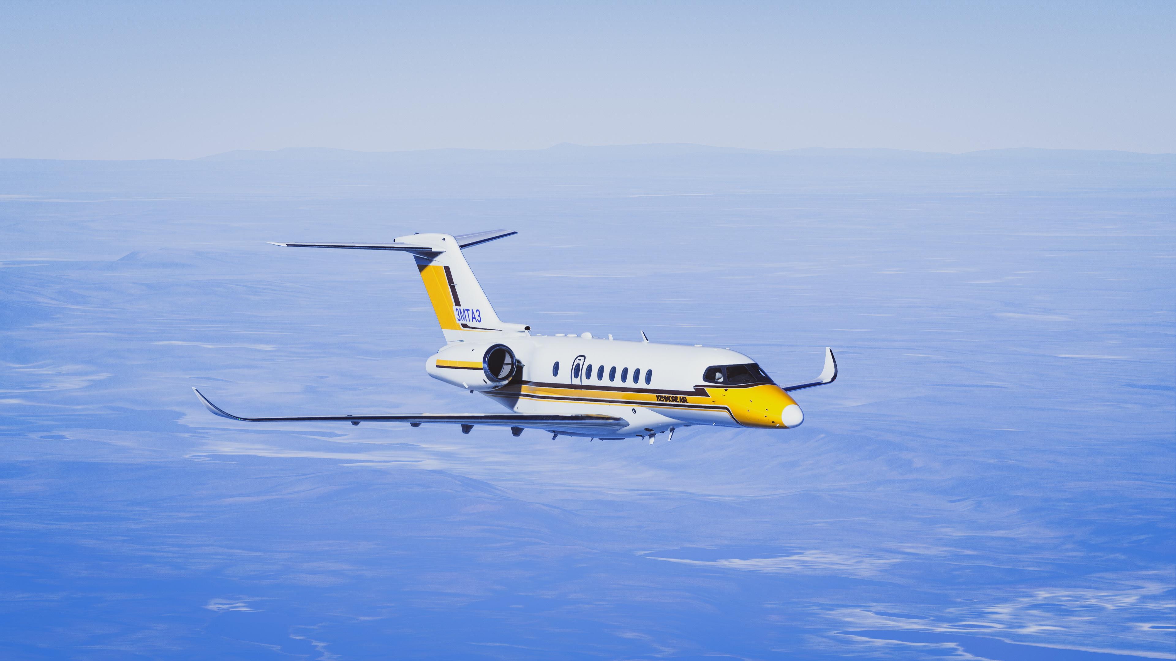 Bombardier Global Express, The ultimate deluxe experience, Top-notch aviation, 3840x2160 4K Desktop