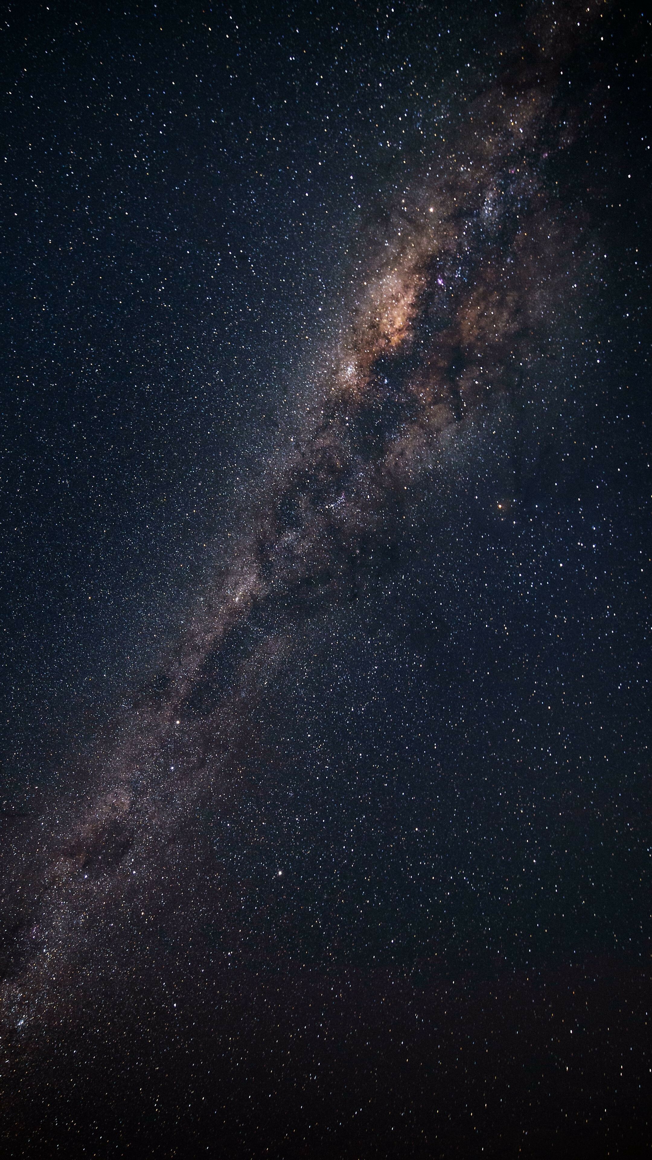 Milky Way, Beautiful wallpapers, Galaxies, 2160x3840 4K Phone