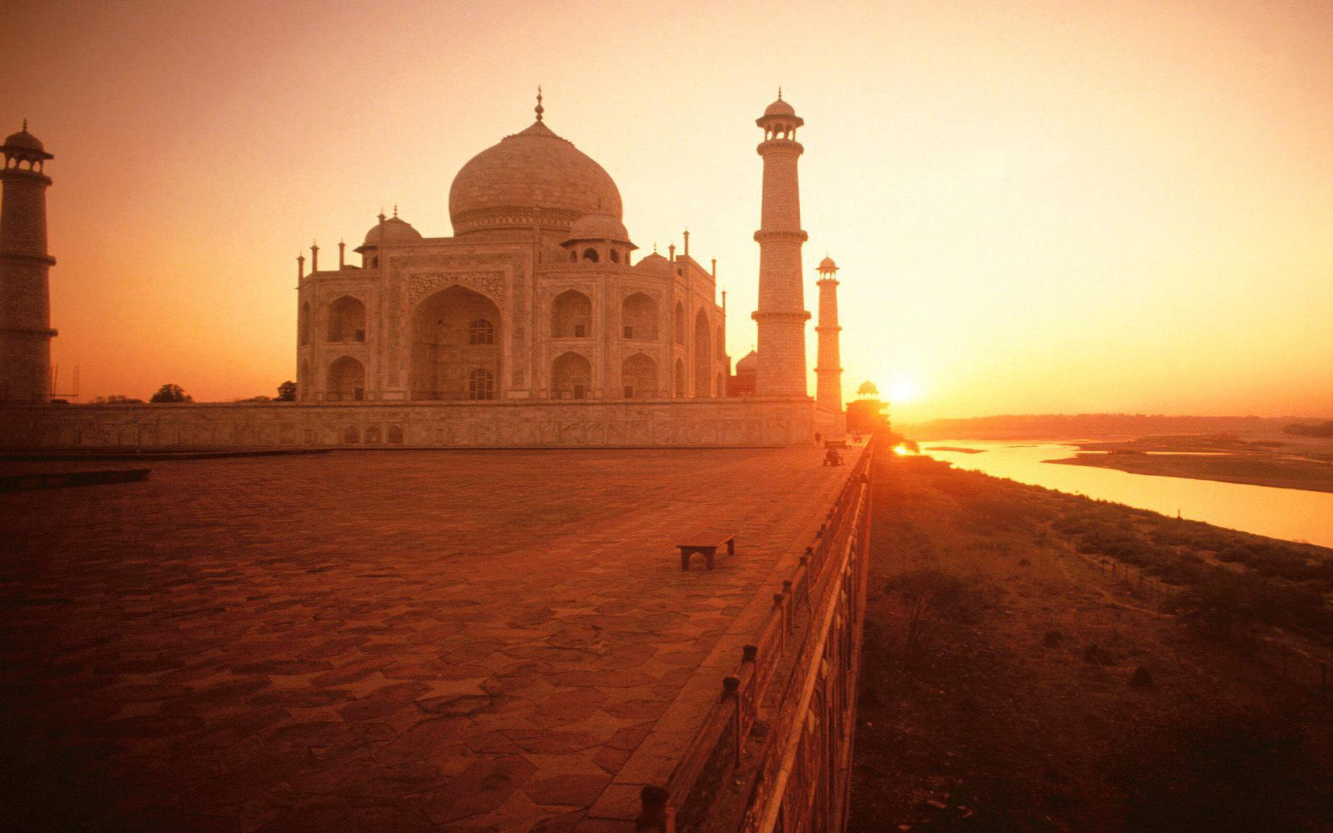 High resolution, HD background, PC, Taj Mahal, 1920x1200 HD Desktop