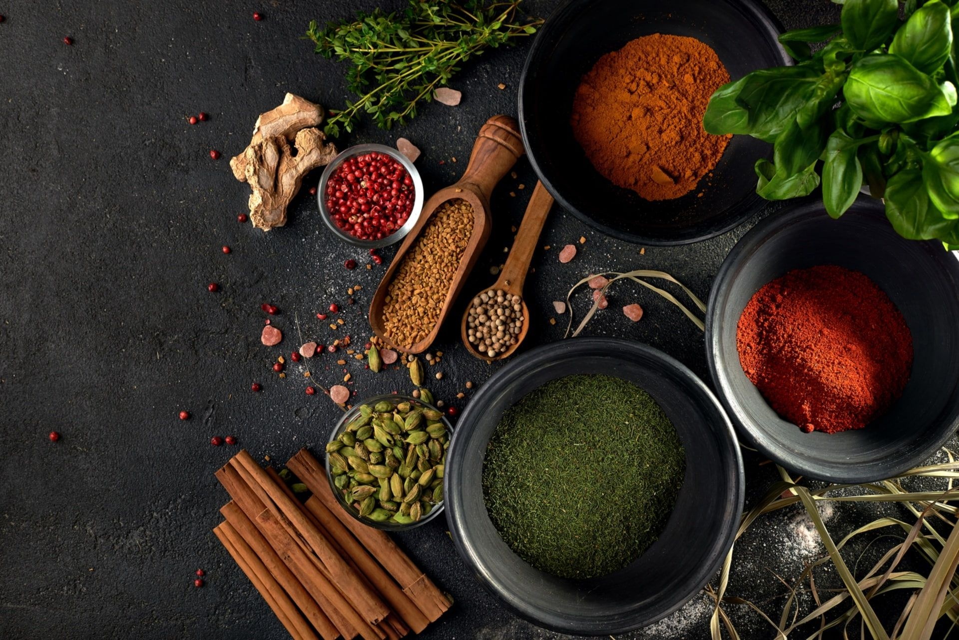 Food wallpaper, Spices still life, Colorful composition, Gastronomic delight, 1920x1290 HD Desktop