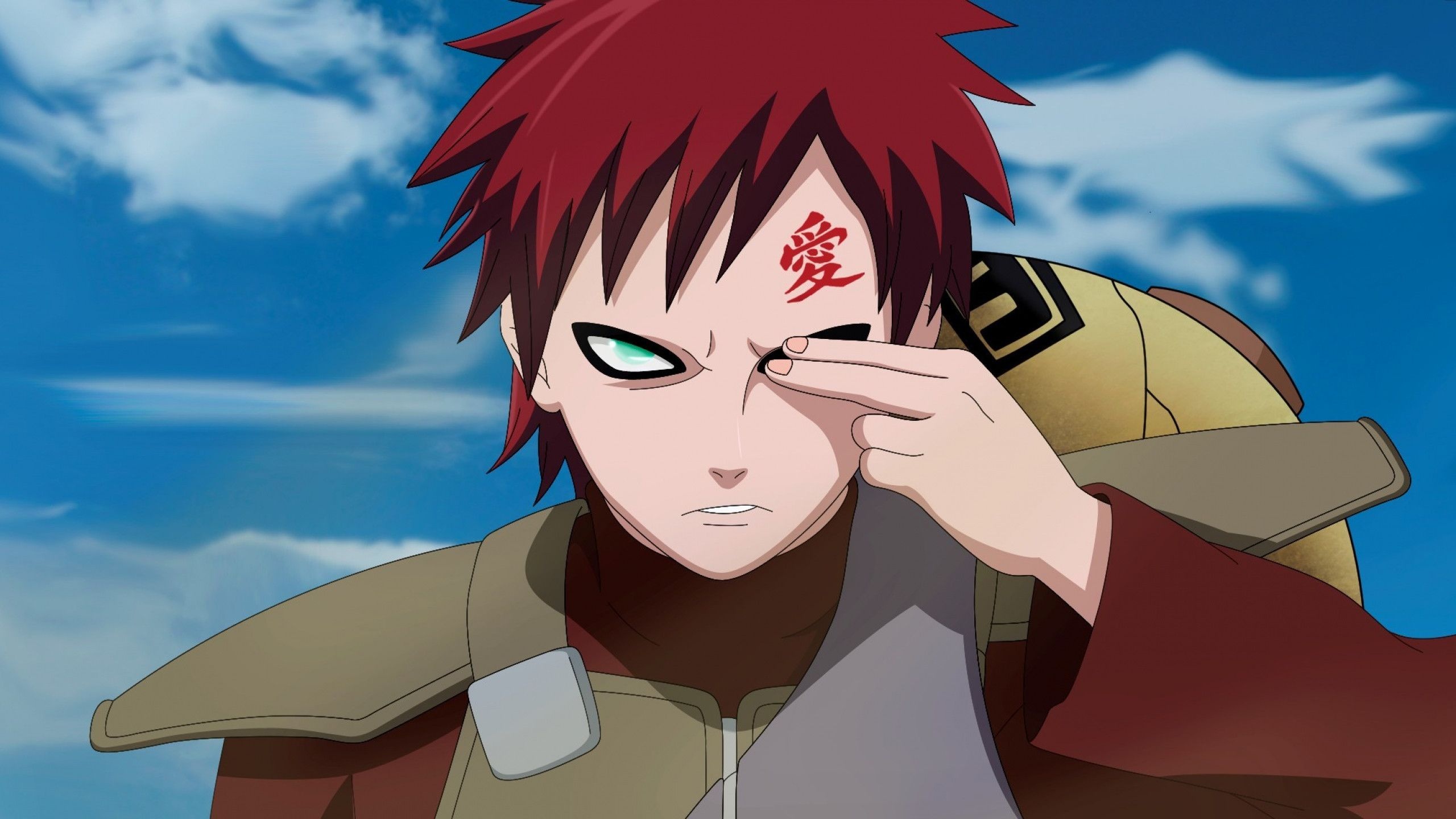 Gaara, Kazekage, Wallpaper, 2560x1440 HD Desktop