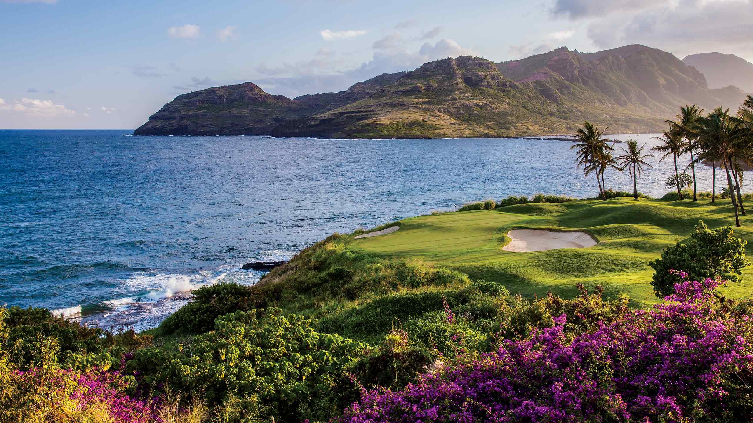 Ocean Course at Hokuala, Hawaiian Ocean Wallpaper, 2560x1440 HD Desktop