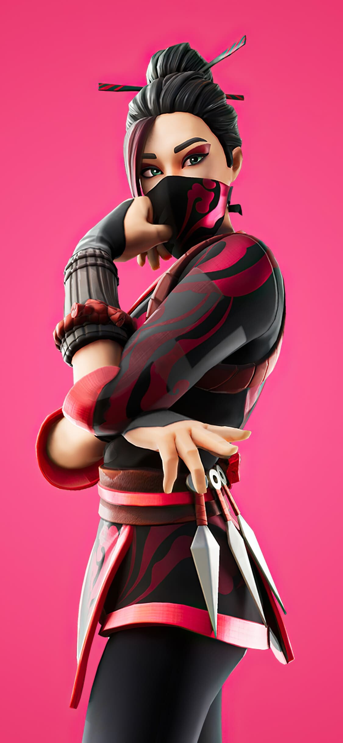 Red Jade, Fortnite Wallpaper, 1130x2440 HD Phone