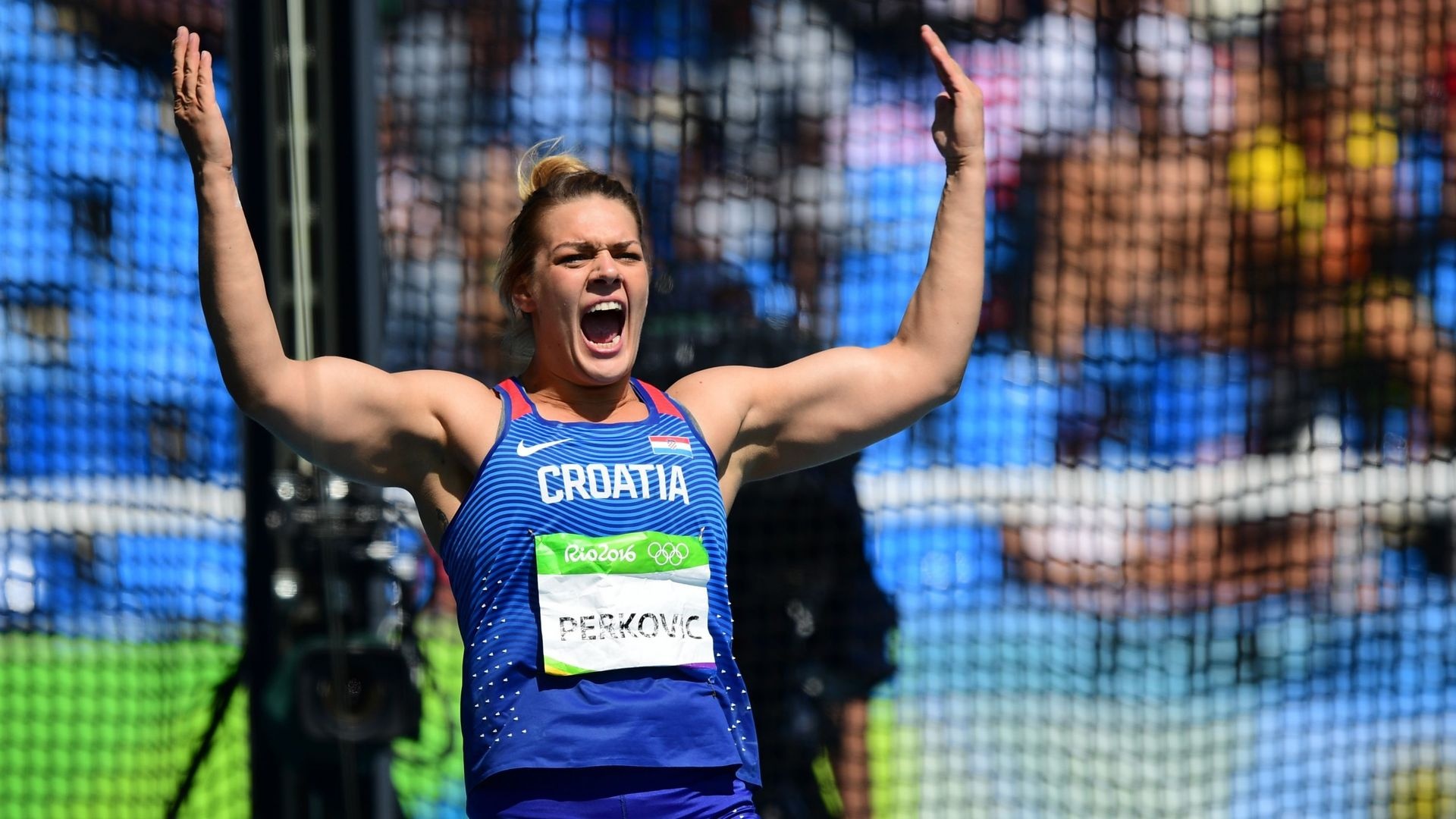 Rio 2016 Olympics, Sandra Perkovic Wallpaper, 1920x1080 Full HD Desktop