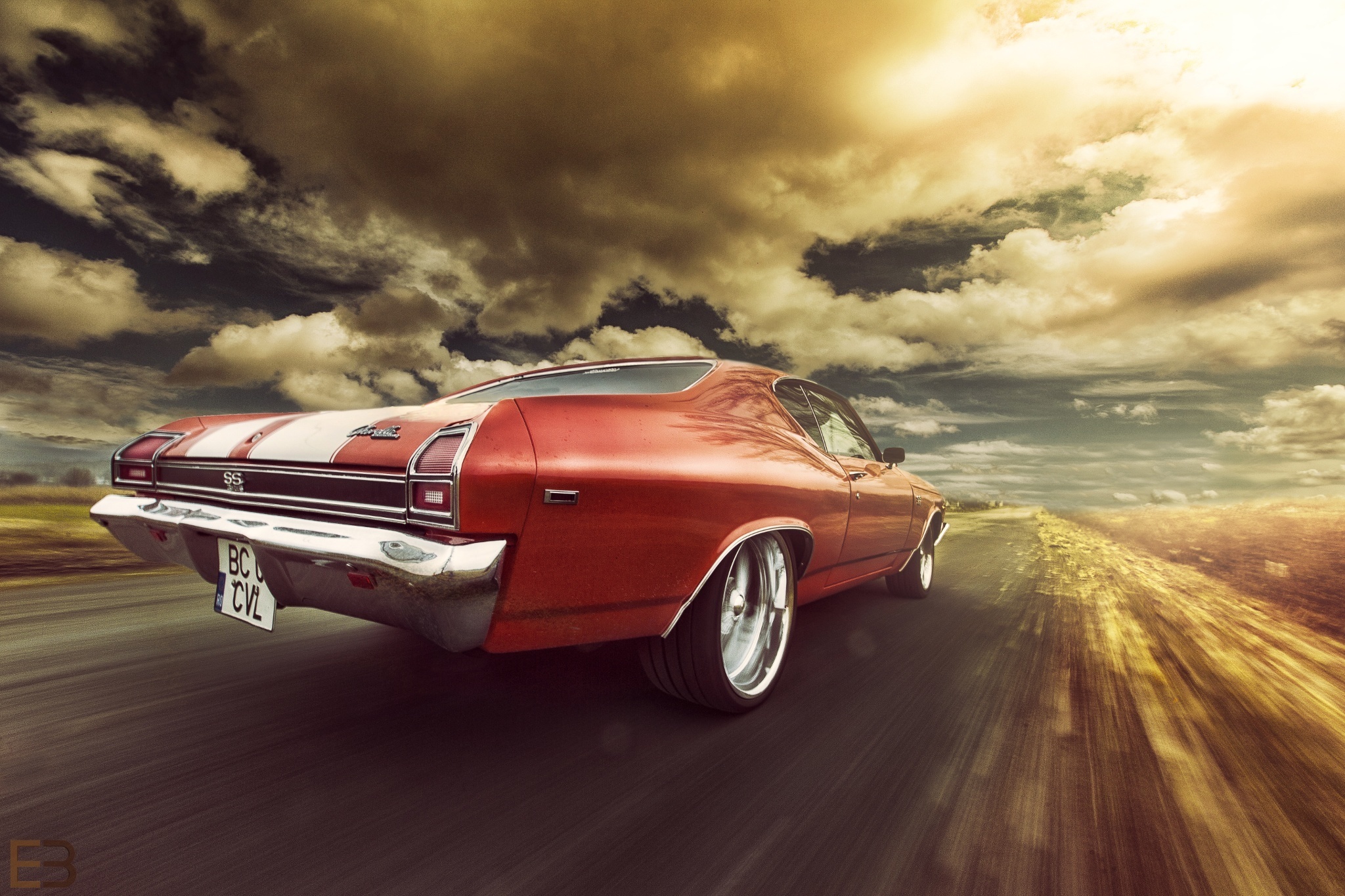 1969 Rear View, Chevrolet Chevelle Wallpaper, 2050x1370 HD Desktop