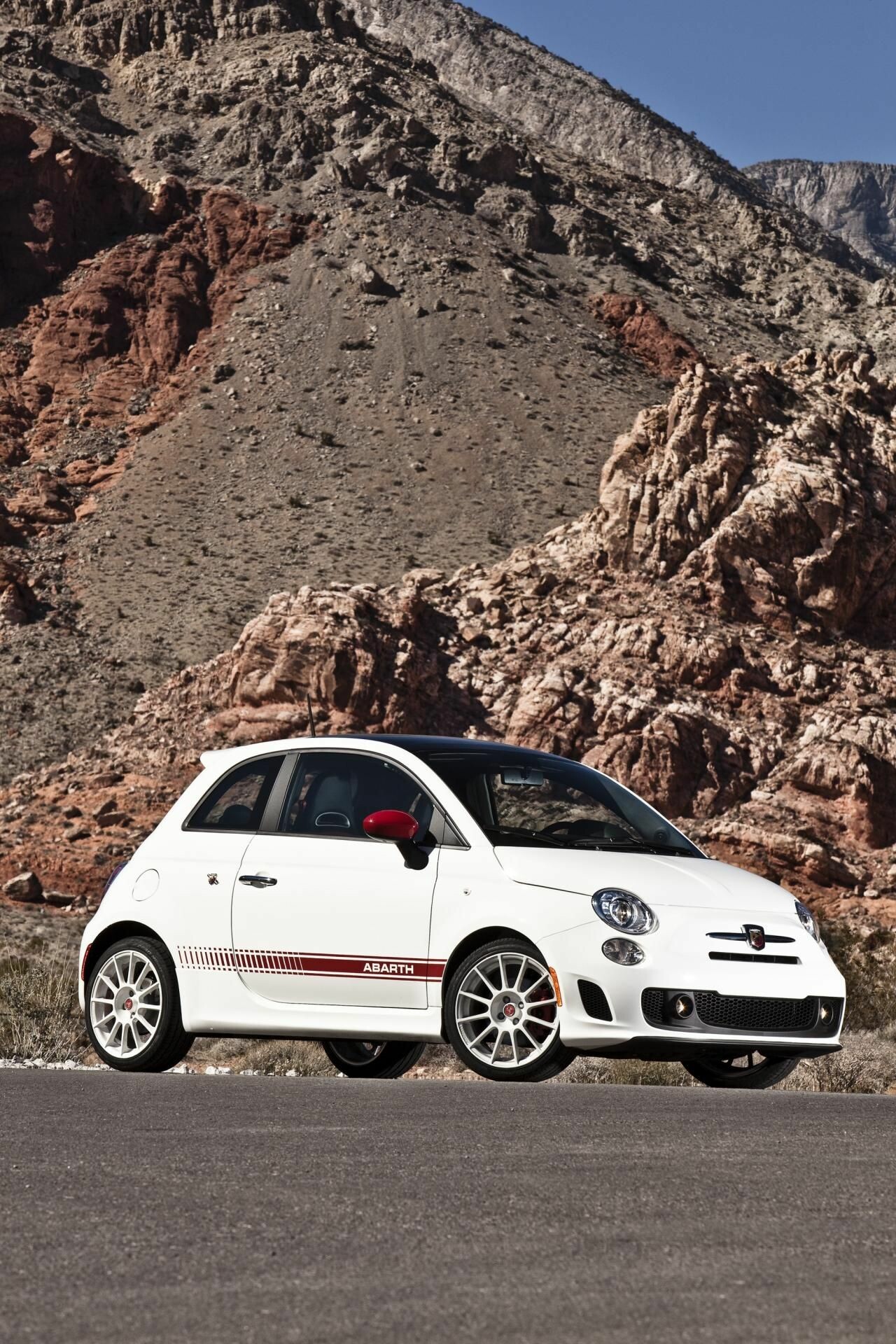 Fiat 500 Abarth, Italian performance, Powerful compact car, Driving excitement, 1280x1920 HD Phone