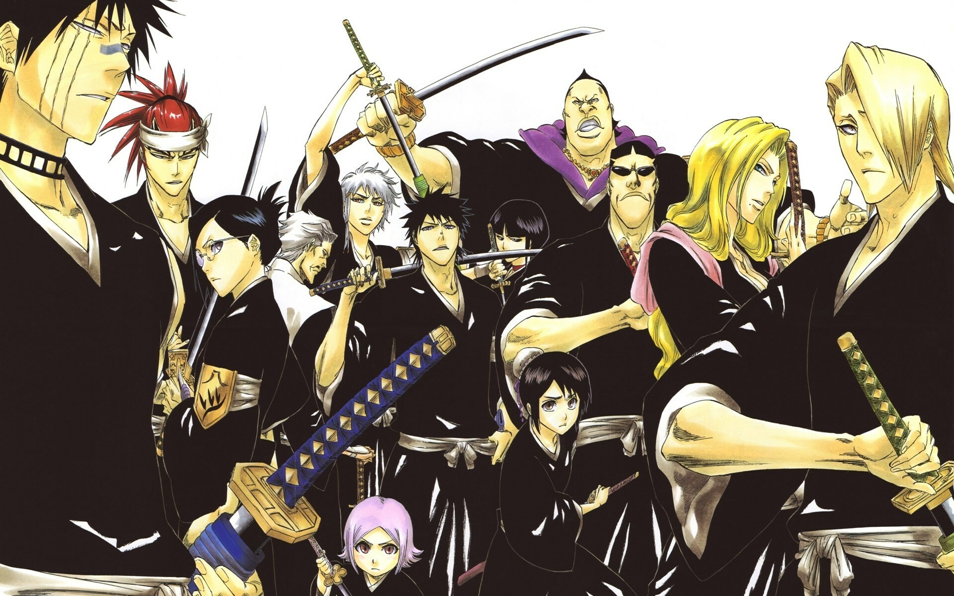 Squad lieutenants, Bleach Wallpaper, 1920x1200 HD Desktop