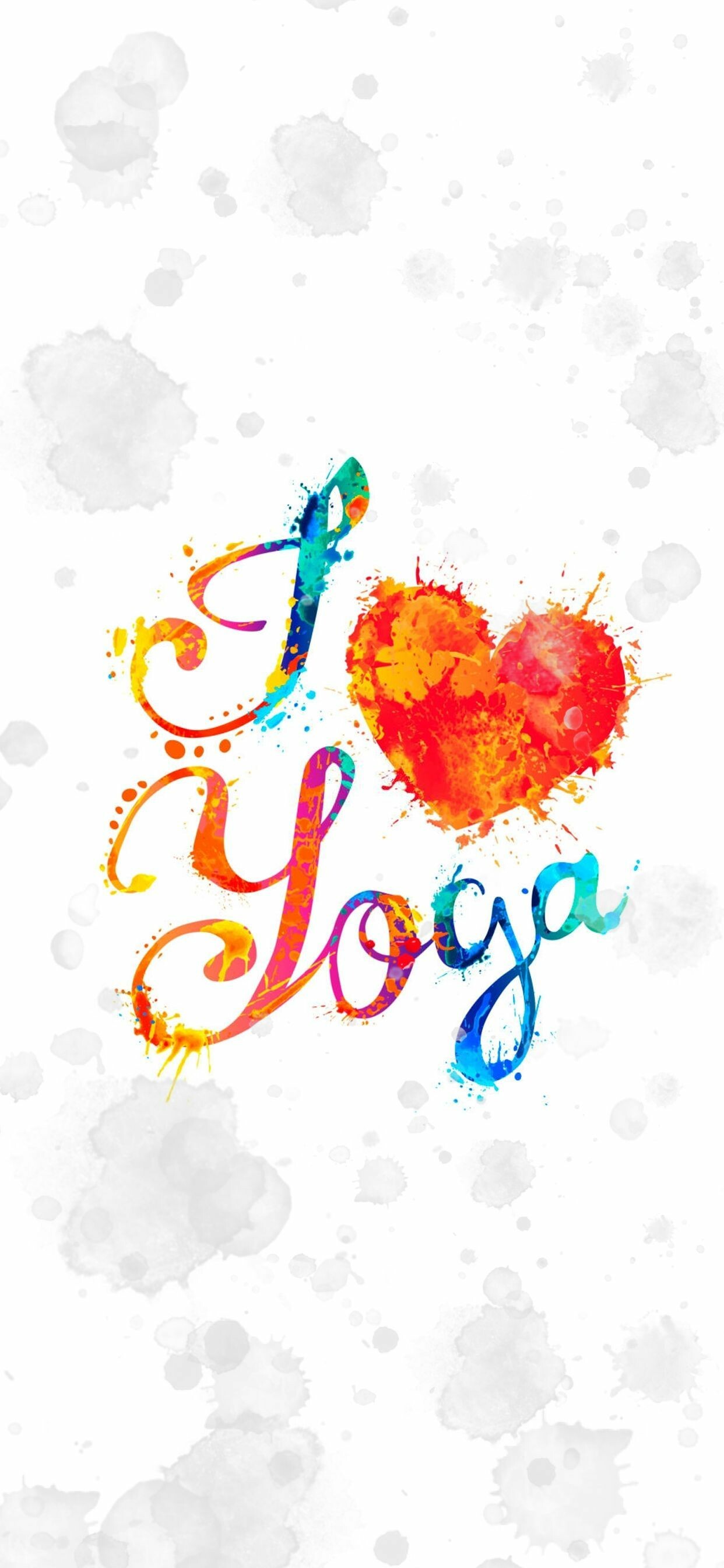 Watercolor yoga art, Colorful designs, Serene artwork, Beauty of yoga, 1250x2690 HD Phone