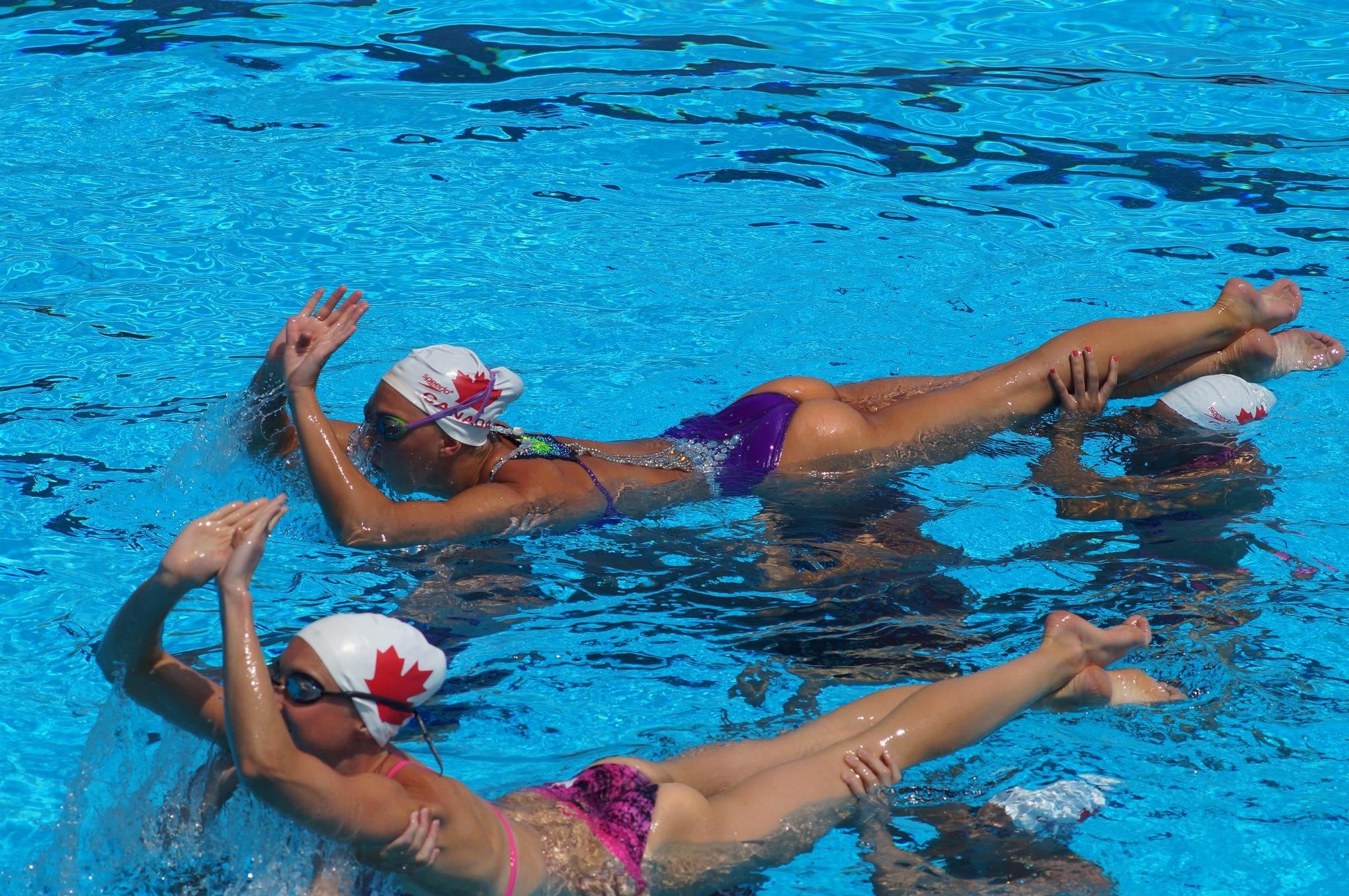 Team Canada, Synchronized Swimming Wallpaper, 2050x1370 HD Desktop