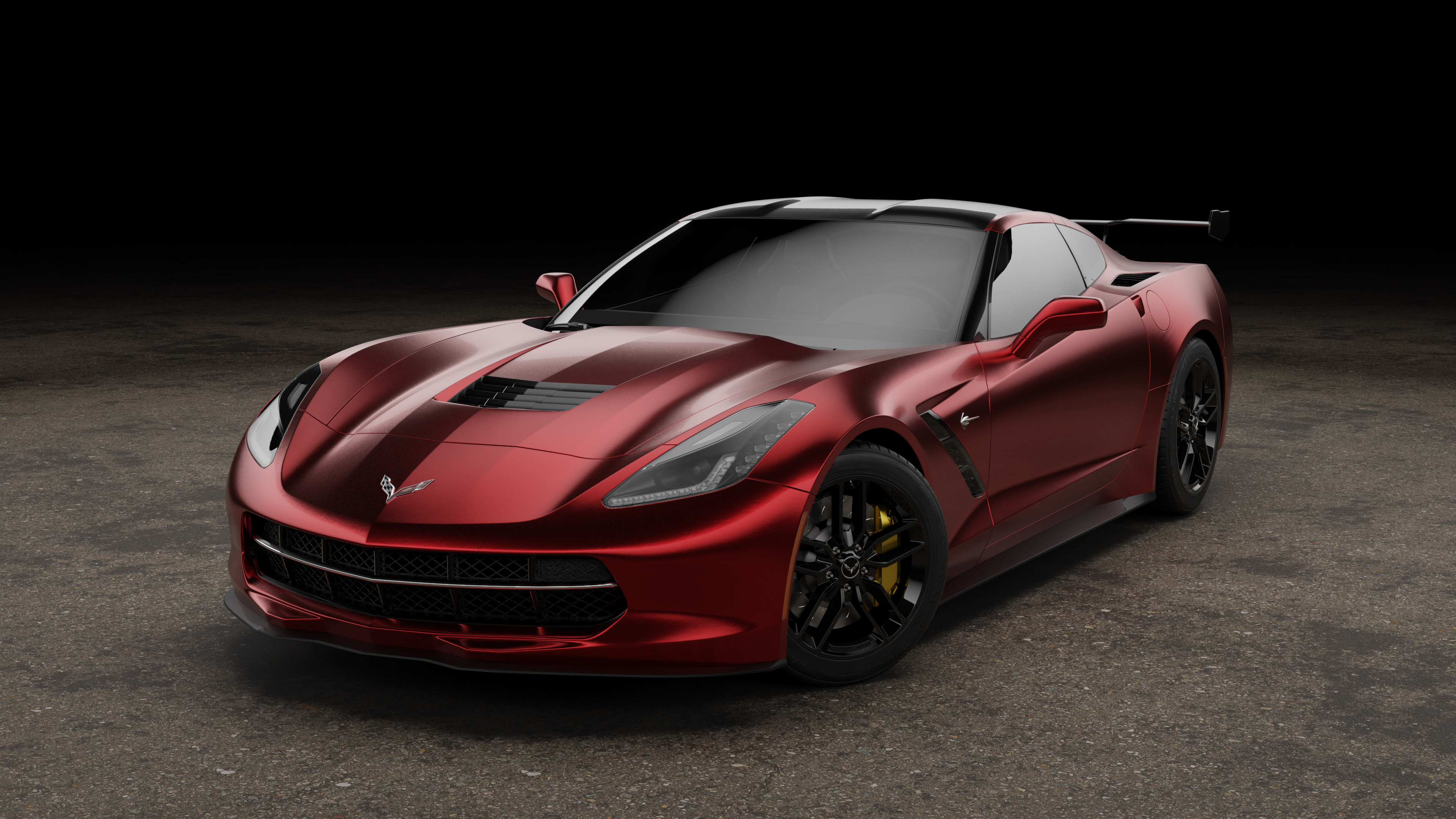 ZR1 C7 CGI, Corvette Wallpaper, 3840x2160 4K Desktop