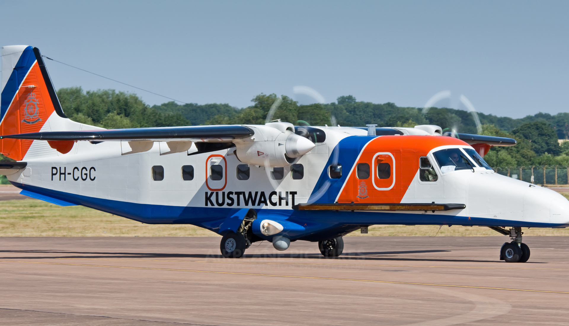 Dornier Do-228, PH CGC Netherlands Coastguard, Fairford, 1920x1100 HD Desktop