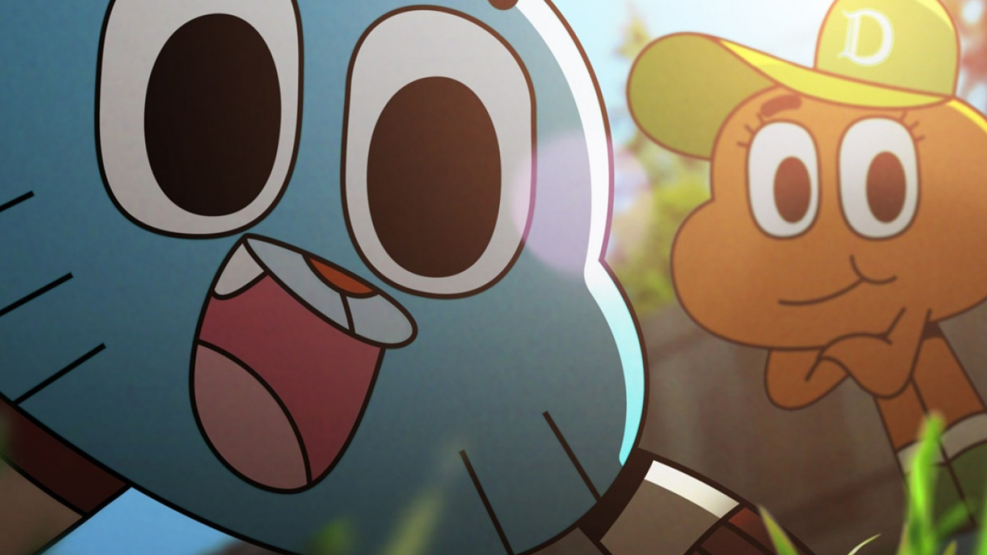 Gumball Watterson, Darwin Watterson, The Amazing World of Gumball, Full HD Desktop wallpaper