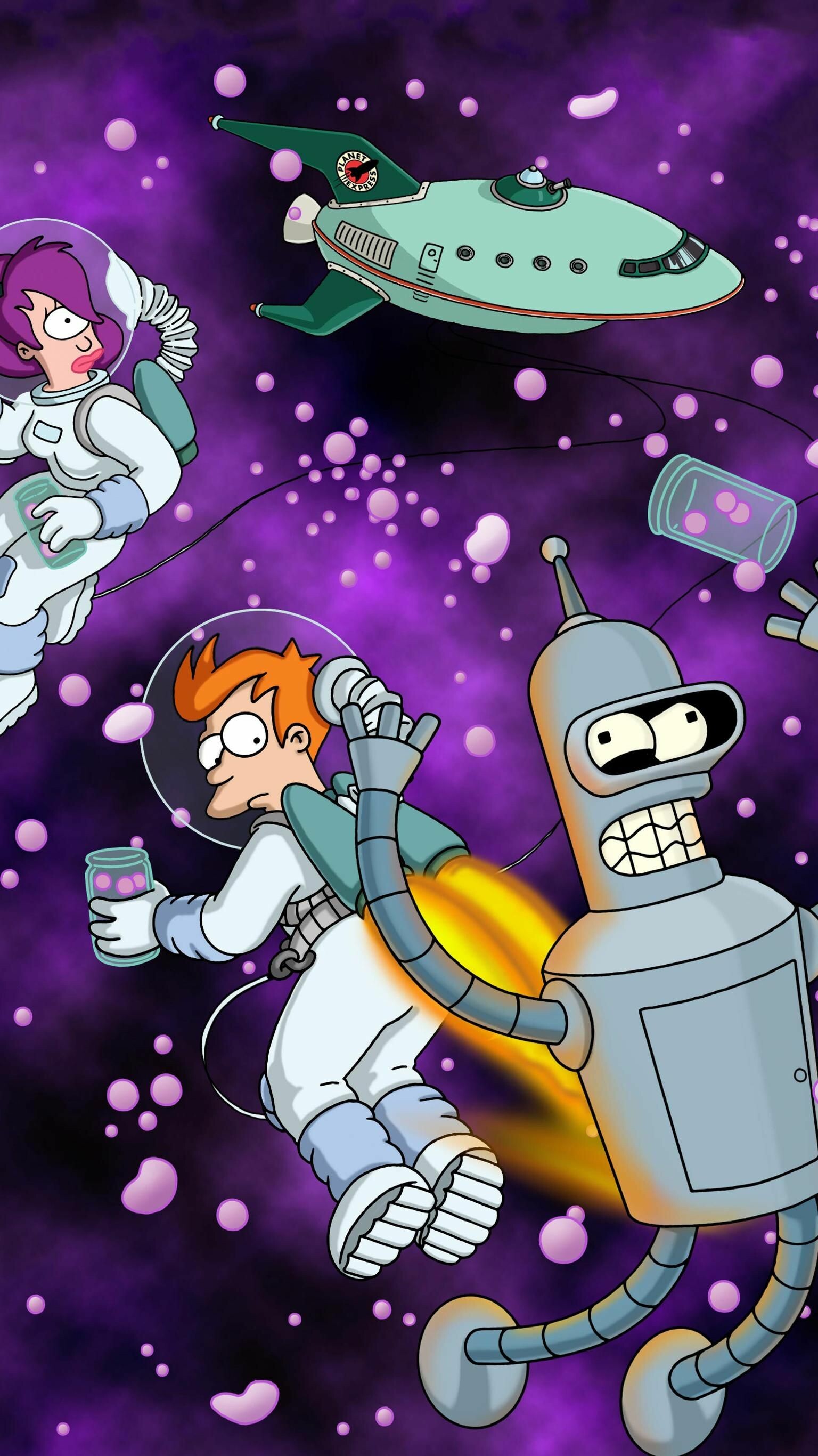 S03E14, Futurama Wallpaper, 1540x2740 HD Phone