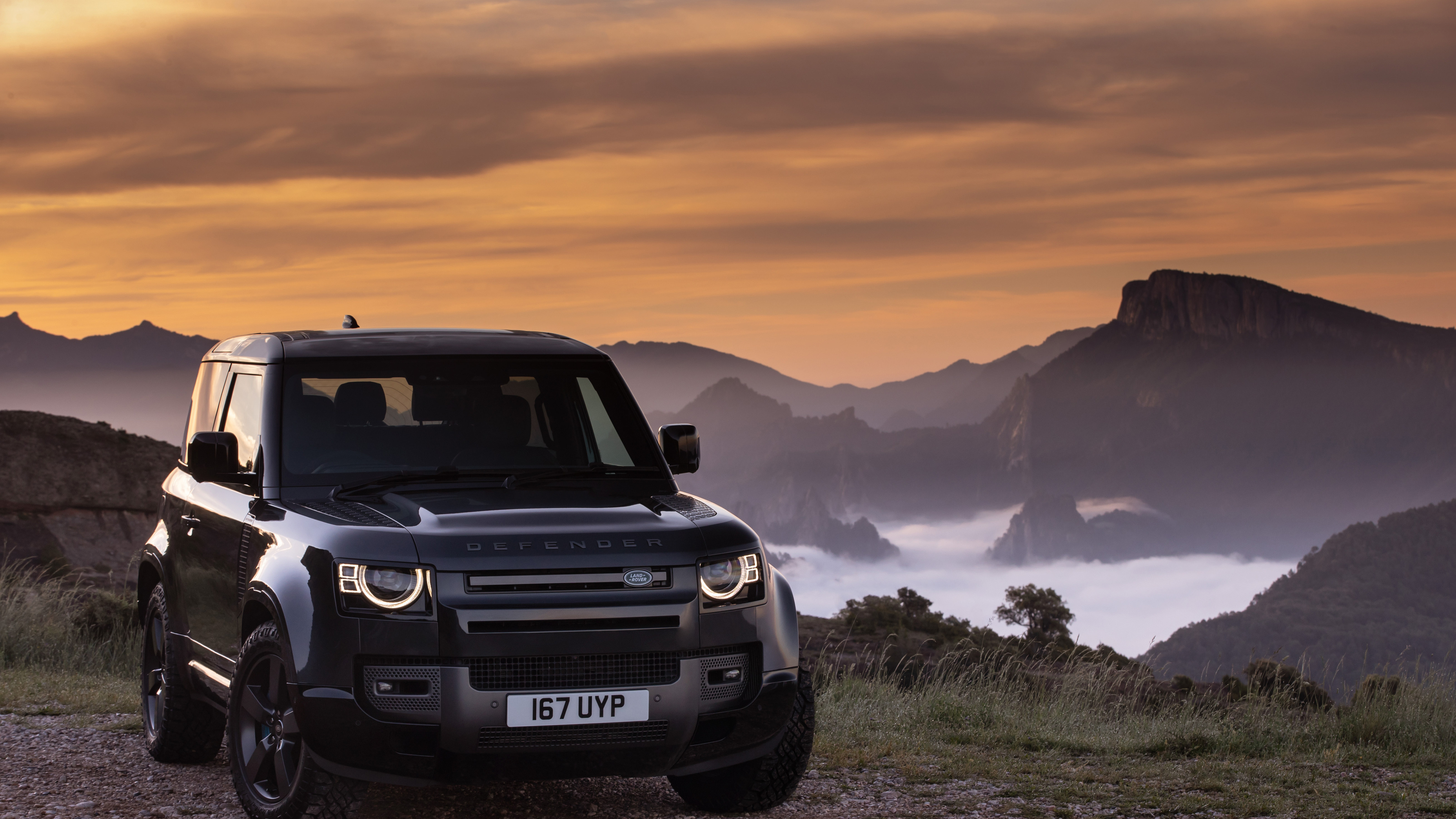 Land Rover Defender, Carpathian edition, Off-road capabilities, V8 power, 3840x2160 4K Desktop