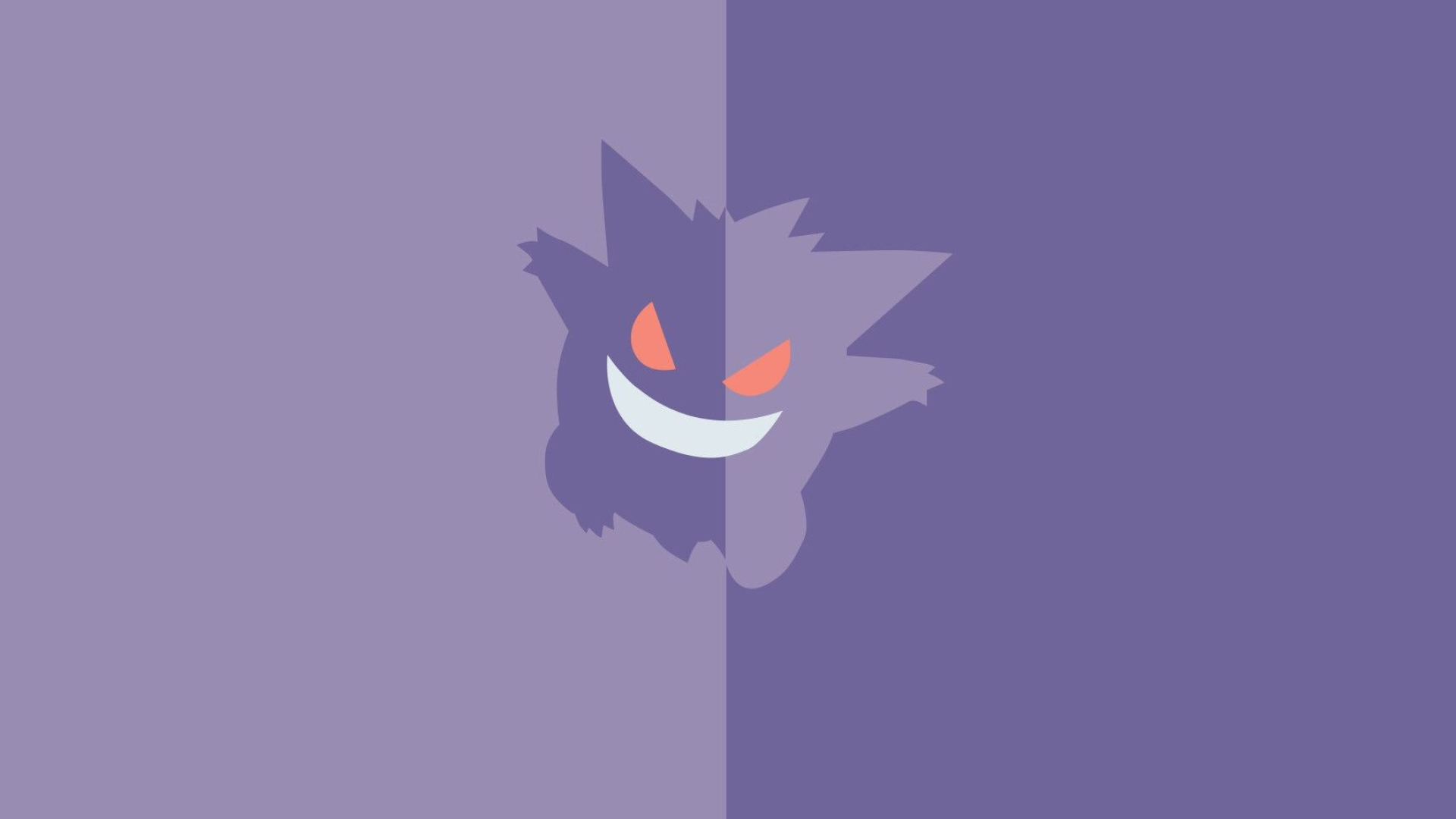 Gengar, Laptop wallpapers, Shadowy figure, Dark background, 1920x1080 Full HD Desktop