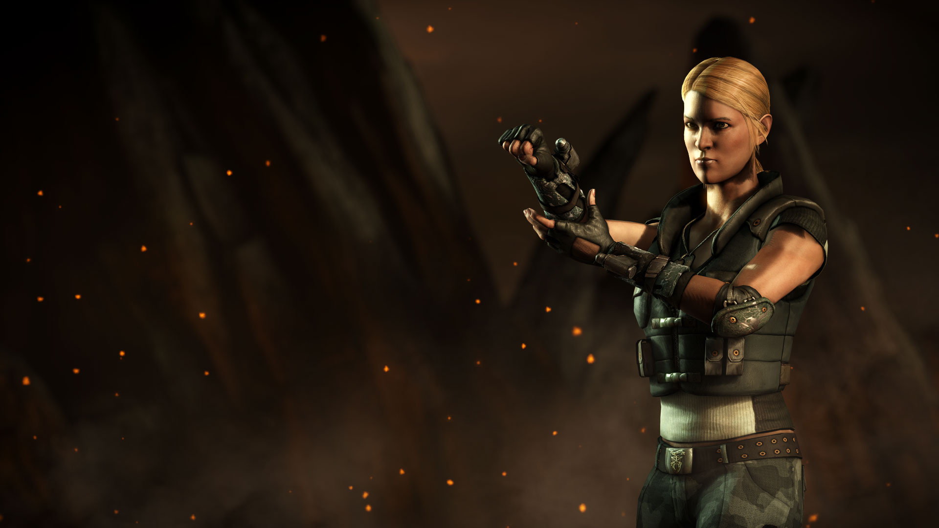 Sonya Blade, Movies, MKX backgrounds, John Peltier, 1920x1080 Full HD Desktop