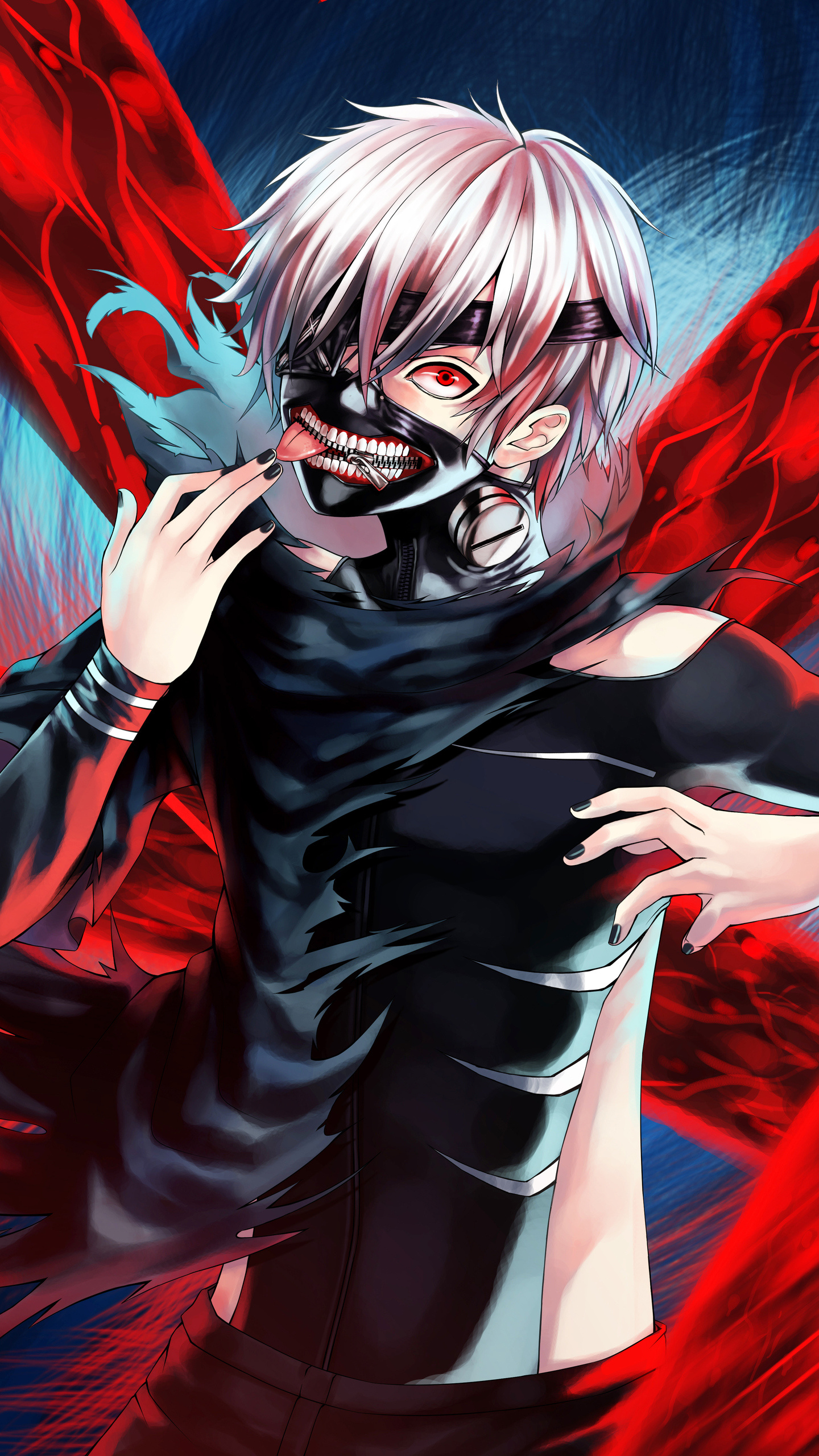 Tokyo Ghoul, Anime 4K, HD wallpapers, 1440x2560 HD Phone