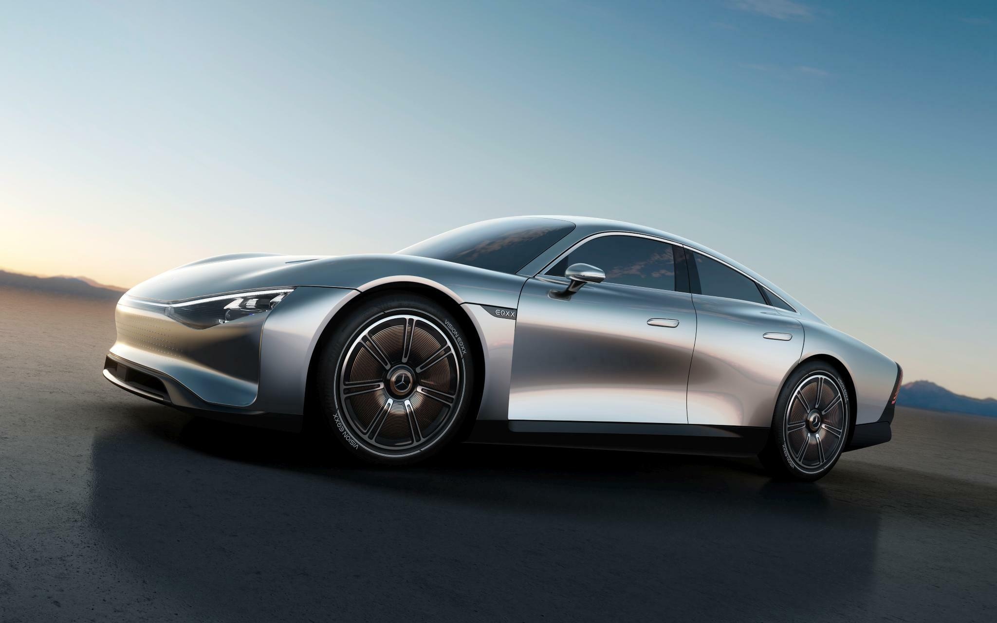 Mercedes Vision EQXX, Electric research vehicle, Impressive mileage, Cutting-edge technology, 2050x1280 HD Desktop