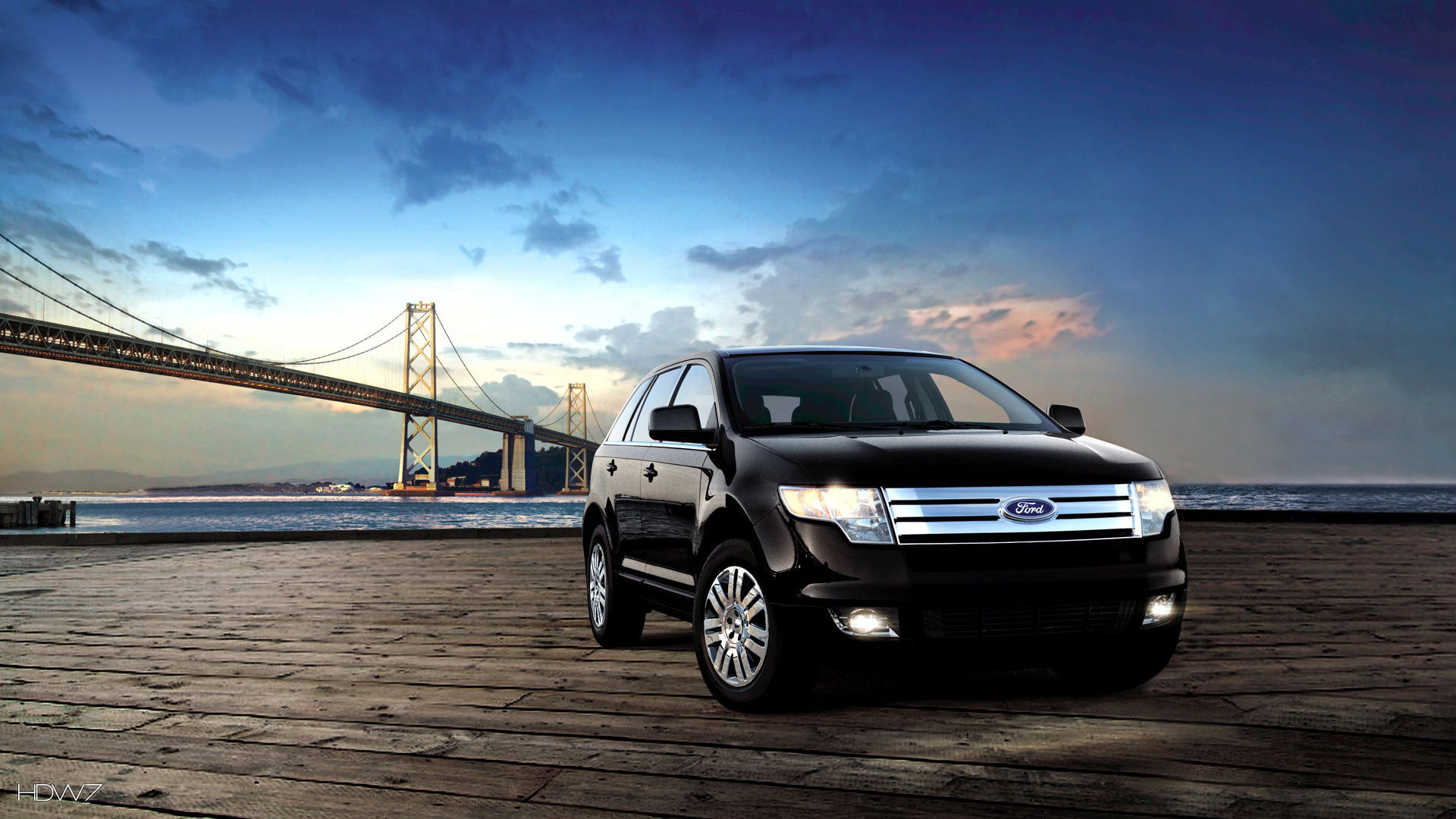 Ford Edge, HD wallpapers, Microsoft Edge, 1920x1080 Full HD Desktop