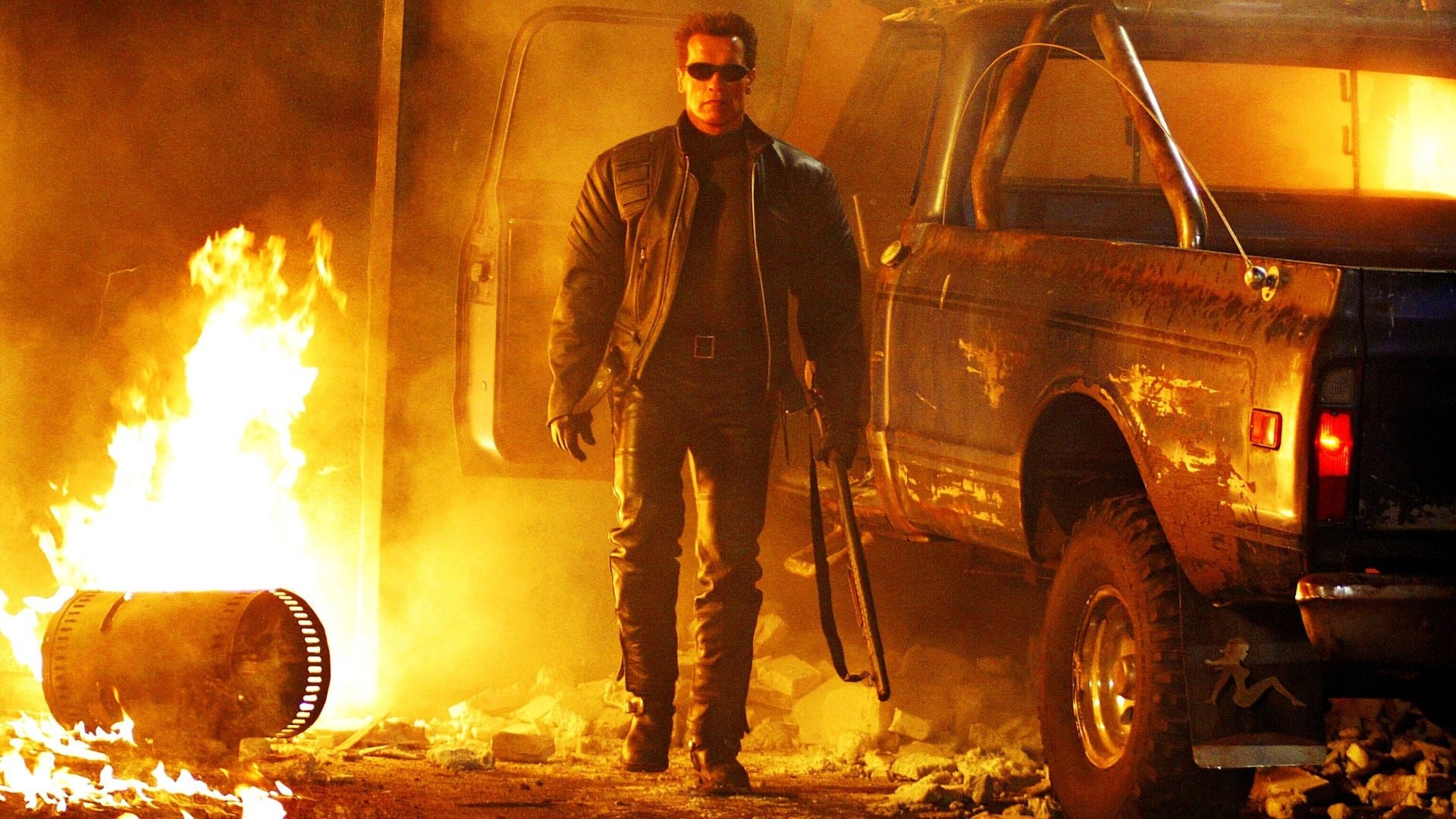 Terminator 3 film, Rebellion of the Machines, Rakuten TV, Sci-fi action, 1920x1080 Full HD Desktop