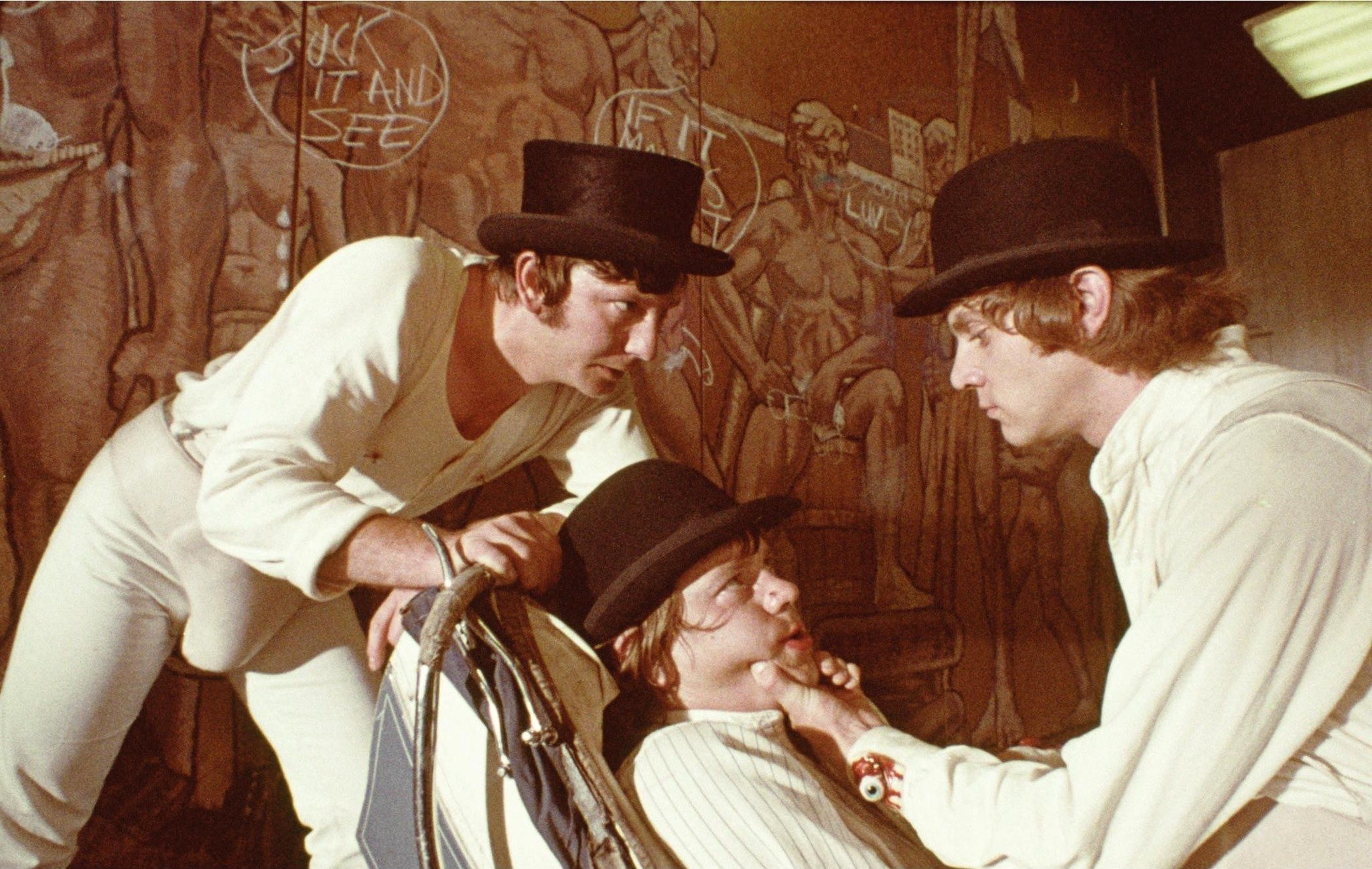 Malcolm McDowell, A Clockwork Orange, 2050x1300 HD Desktop