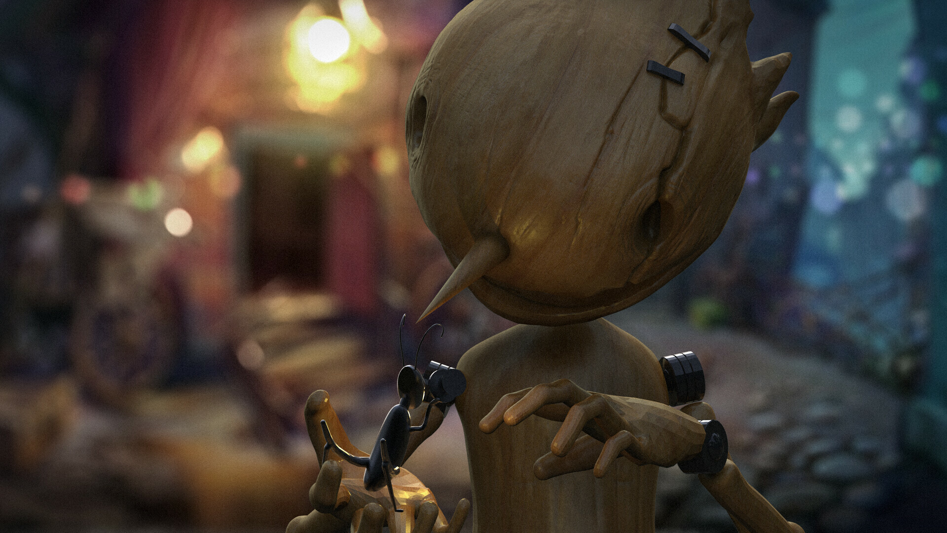 Preview of, Guillermo del Toro's, Netflix series, Pinocchio, 1920x1080 Full HD Desktop